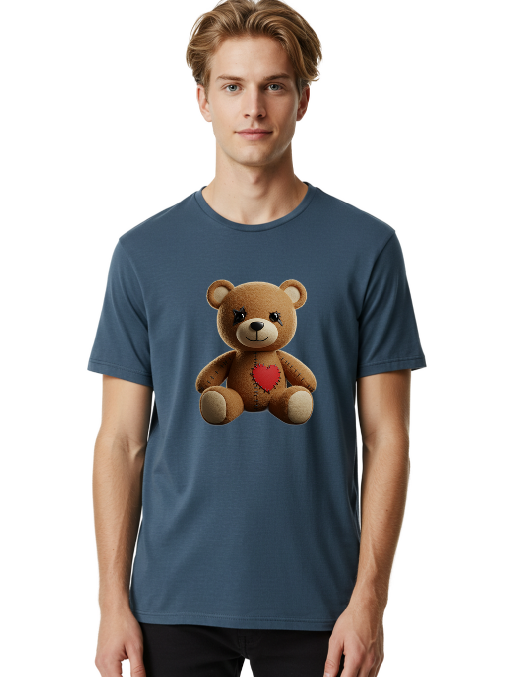 Voodoo-Teddy-Bear Men'S Graphic Tee, 100% Cotton, Comfortable Casual Summer Wear, Machine Washable, Vintage Camera, Old Camera, Antique Camera, Black Camera, Classic Photography, Photography Equipment, Nostalgic Device, Film Camera, Camera Art Bal581