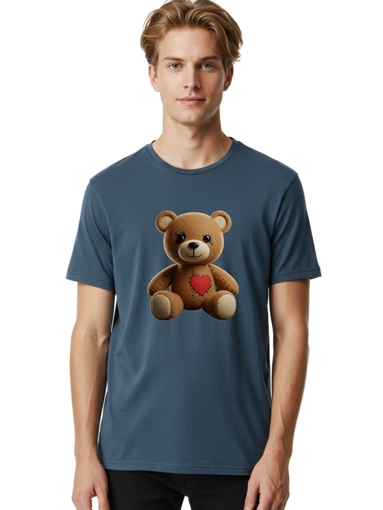 Voodoo-Teddy-Bear Men'S Graphic Tee, 100% Cotton, Comfortable Casual Summer Wear, Machine Washable, Vintage Camera, Old Camera, Antique Camera, Black Camera, Classic Photography, Photography Equipment, Nostalgic Device, Film Camera, Camera Art Bal581