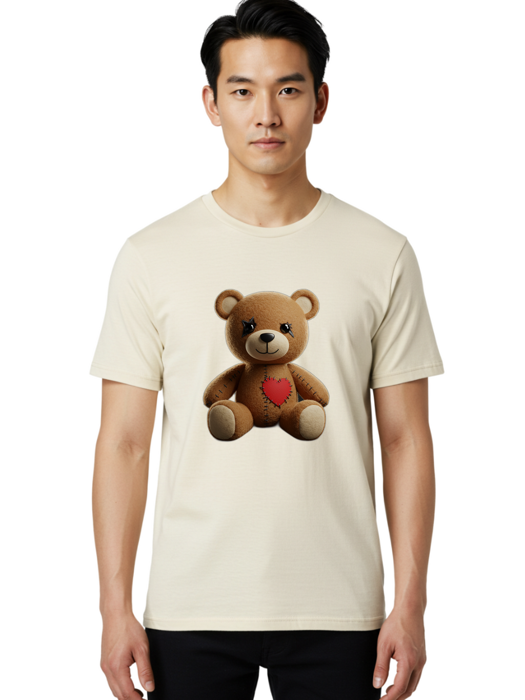 Voodoo-Teddy-Bear Men'S Graphic Tee, 100% Cotton, Comfortable Casual Summer Wear, Machine Washable, Vintage Camera, Old Camera, Antique Camera, Black Camera, Classic Photography, Photography Equipment, Nostalgic Device, Film Camera, Camera Art Bal581