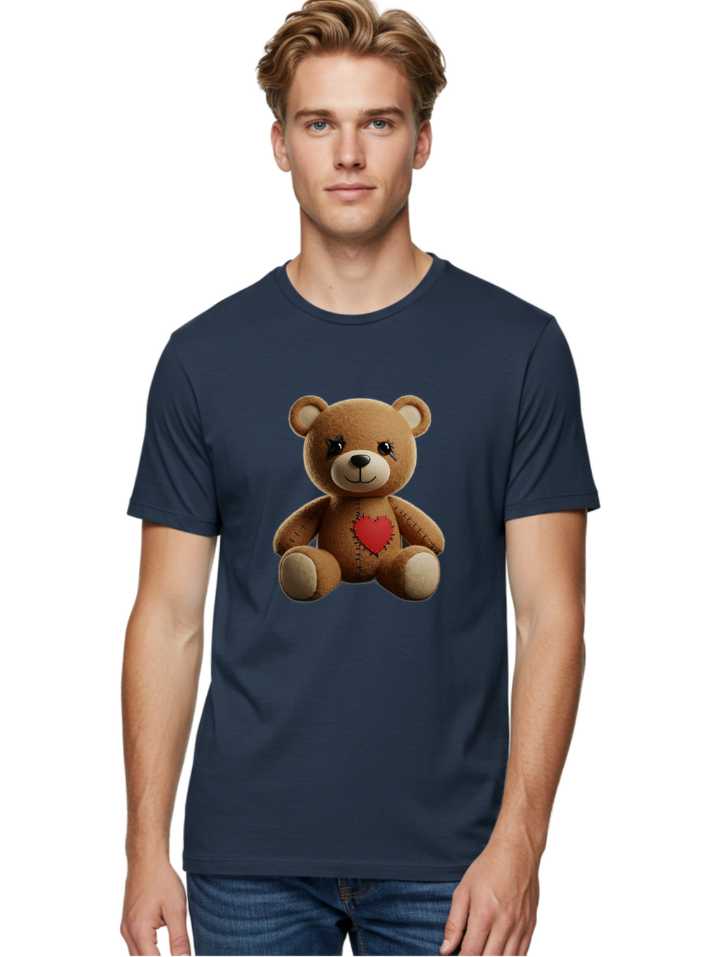 Voodoo-Teddy-Bear Men'S Graphic Tee, 100% Cotton, Comfortable Casual Summer Wear, Machine Washable, Vintage Camera, Old Camera, Antique Camera, Black Camera, Classic Photography, Photography Equipment, Nostalgic Device, Film Camera, Camera Art Bal581