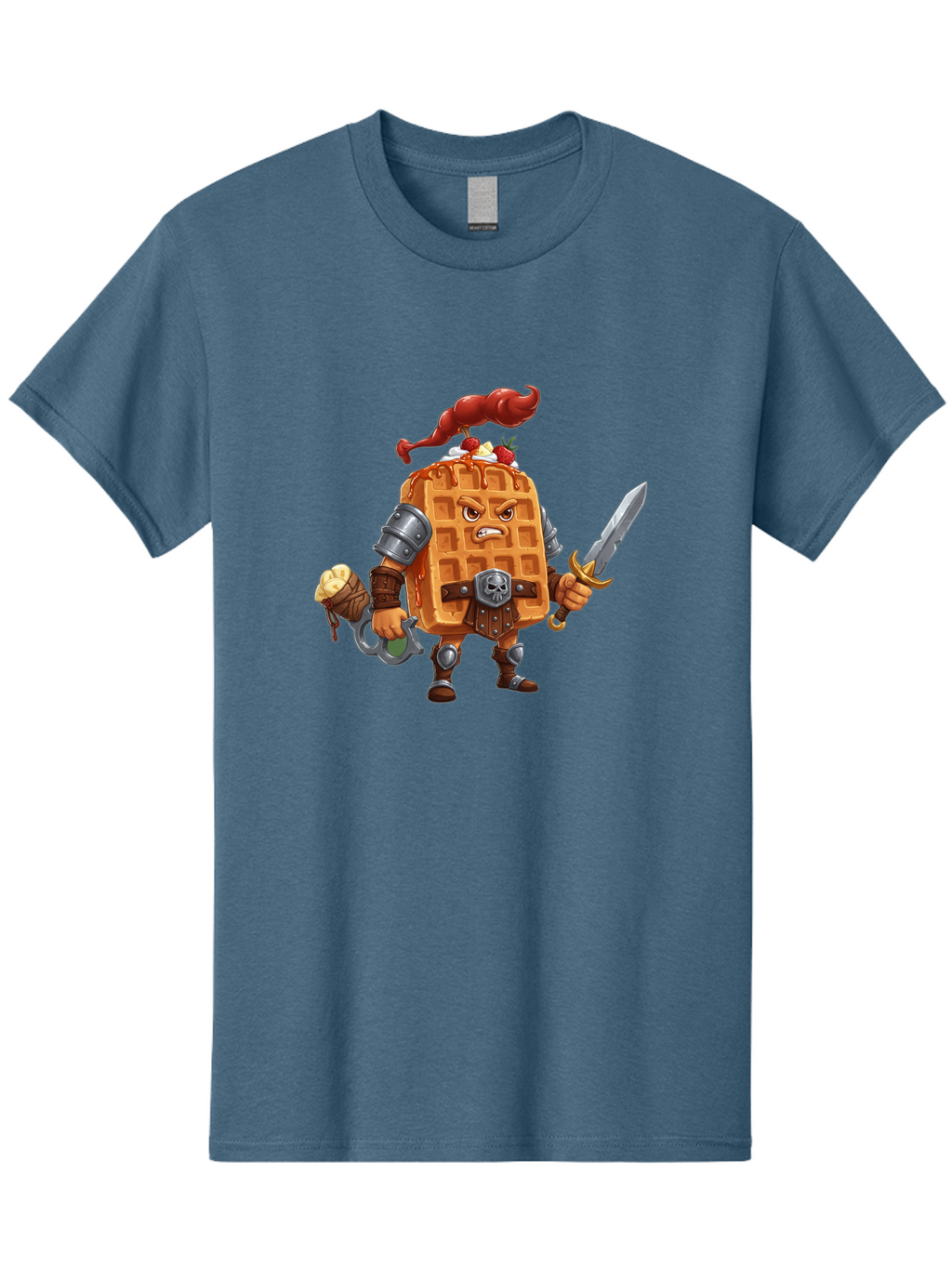 Waffle-Knight Men'S Graphic Tee, 100% Cotton, Comfortable Casual Summer Wear, Machine Washable, Vintage Camera, Old Camera, Antique Camera, Black Camera, Classic Photography, Photography Equipment, Nostalgic Device, Film Camera, Camera Art Bal584