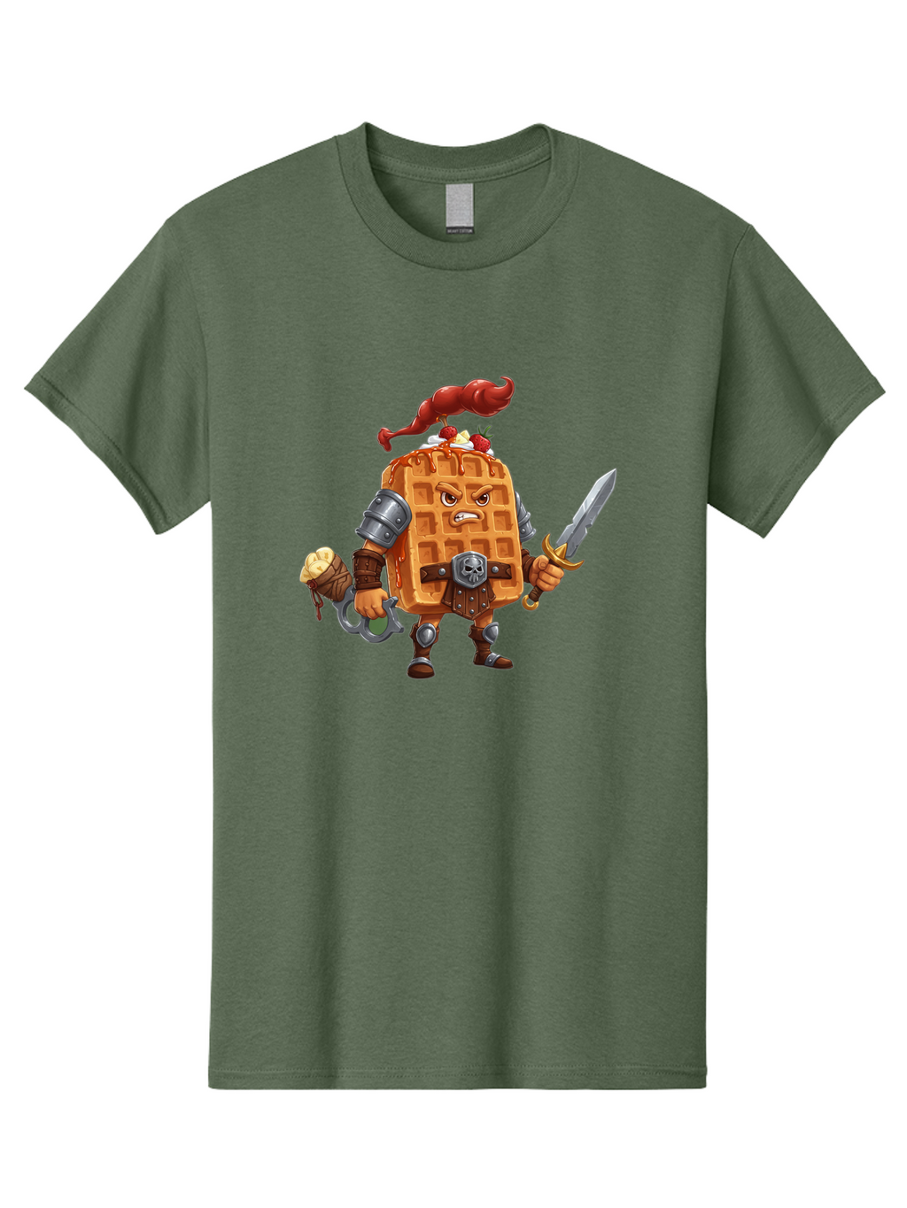 Waffle-Knight Men'S Graphic Tee, 100% Cotton, Comfortable Casual Summer Wear, Machine Washable, Vintage Camera, Old Camera, Antique Camera, Black Camera, Classic Photography, Photography Equipment, Nostalgic Device, Film Camera, Camera Art Bal584