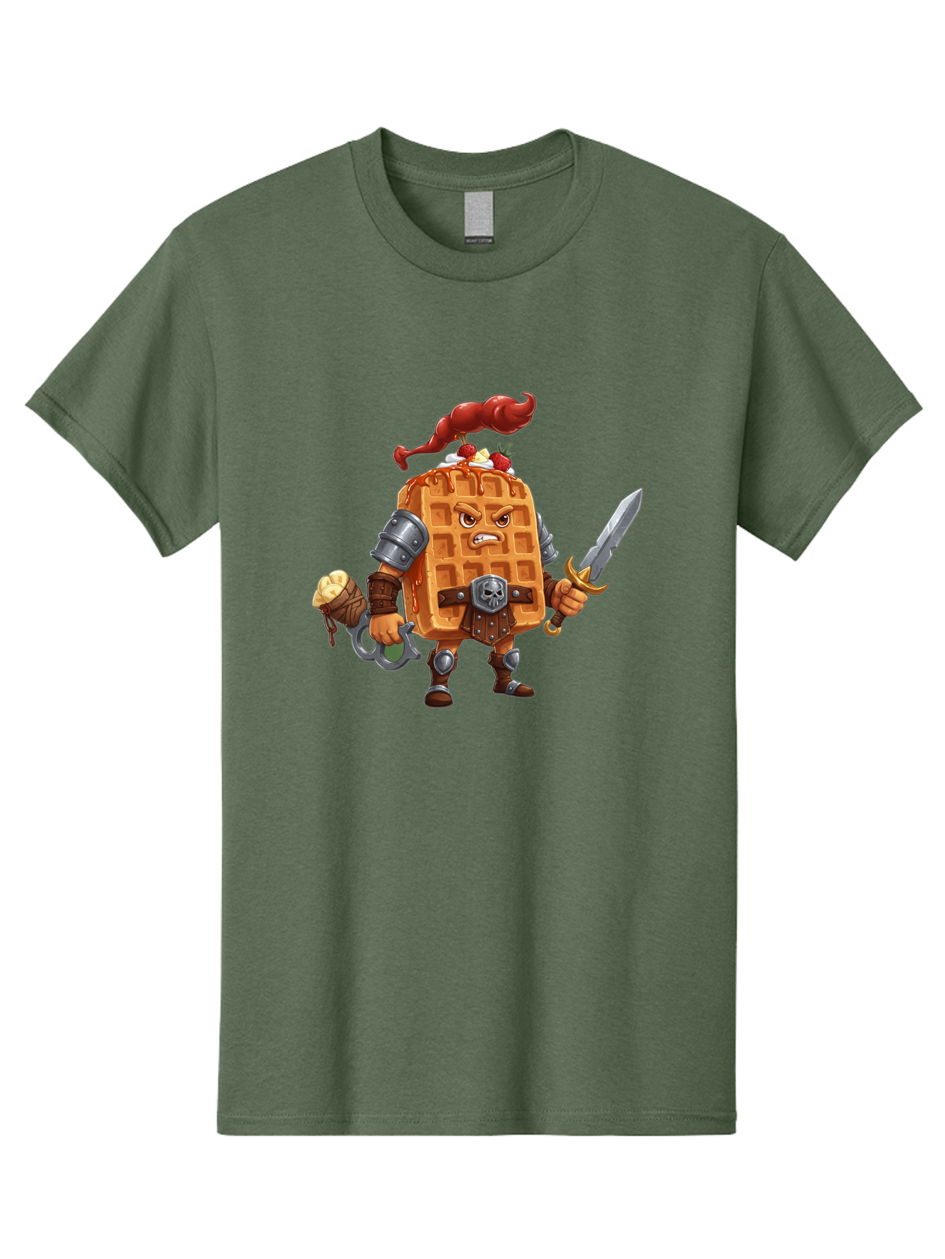 Waffle-Knight Men'S Graphic Tee, 100% Cotton, Comfortable Casual Summer Wear, Machine Washable, Vintage Camera, Old Camera, Antique Camera, Black Camera, Classic Photography, Photography Equipment, Nostalgic Device, Film Camera, Camera Art Bal584
