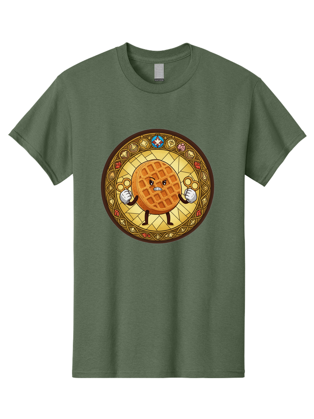 Waffle Men'S Graphic Tee, 100% Cotton, Comfortable Casual Summer Wear, Machine Washable, Vintage Camera, Old Camera, Antique Camera, Black Camera, Classic Photography, Photography Equipment, Nostalgic Device, Film Camera, Camera Art Bal585