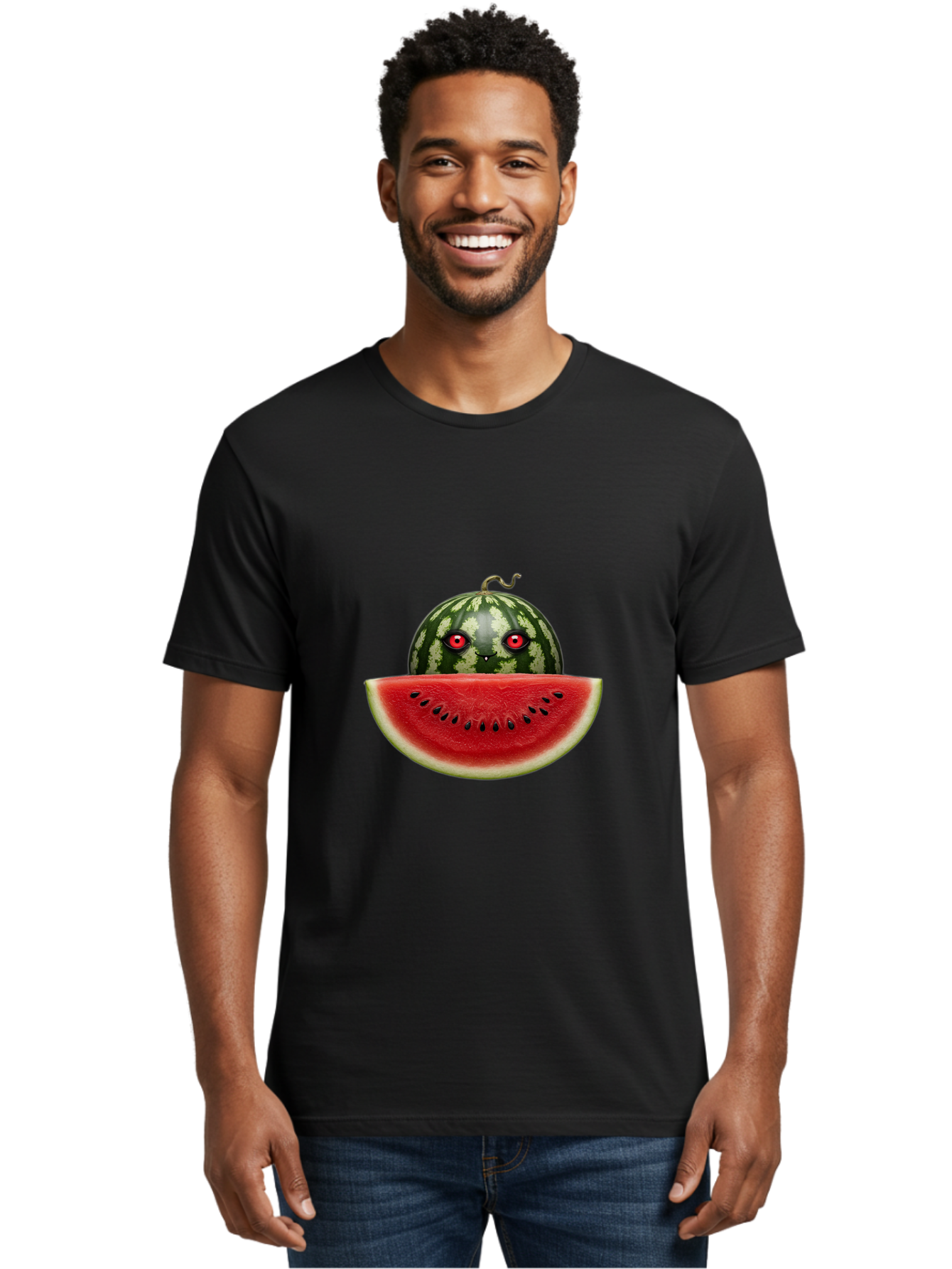 Watermelon-1 Men'S Graphic Tee, 100% Cotton, Comfortable Casual Summer Wear, Machine Washable, Vintage Camera, Old Camera, Antique Camera, Black Camera, Classic Photography, Photography Equipment, Nostalgic Device, Film Camera, Camera Art Bal588