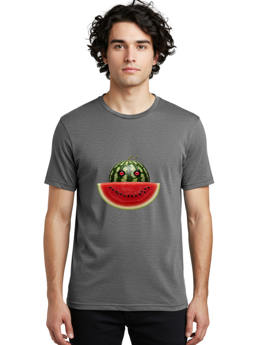 Watermelon-1 Men'S Graphic Tee, 100% Cotton, Comfortable Casual Summer Wear, Machine Washable, Vintage Camera, Old Camera, Antique Camera, Black Camera, Classic Photography, Photography Equipment, Nostalgic Device, Film Camera, Camera Art Bal588