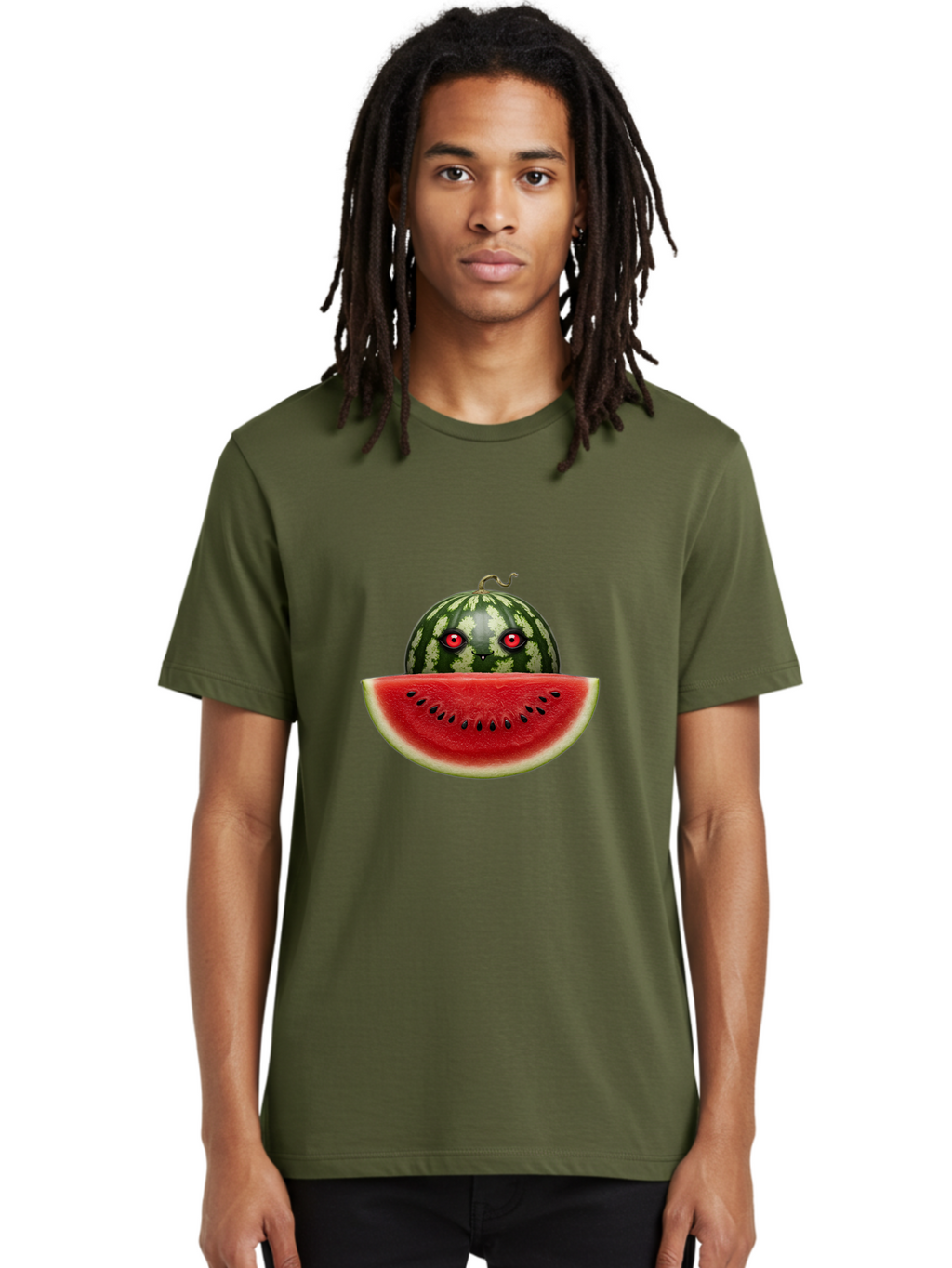 Watermelon-1 Men'S Graphic Tee, 100% Cotton, Comfortable Casual Summer Wear, Machine Washable, Vintage Camera, Old Camera, Antique Camera, Black Camera, Classic Photography, Photography Equipment, Nostalgic Device, Film Camera, Camera Art Bal588