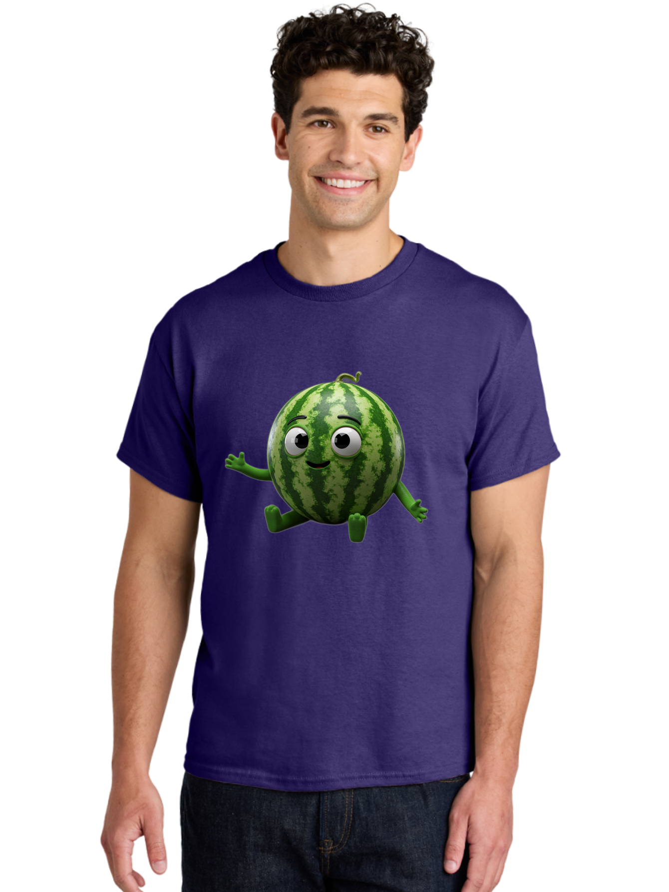 Watermelon-Character Men'S Graphic Tee, 100% Cotton, Comfortable Casual Summer Wear, Machine Washable, Vintage Camera, Old Camera, Antique Camera, Black Camera, Classic Photography, Photography Equipment, Nostalgic Device, Film Camera, Bal589