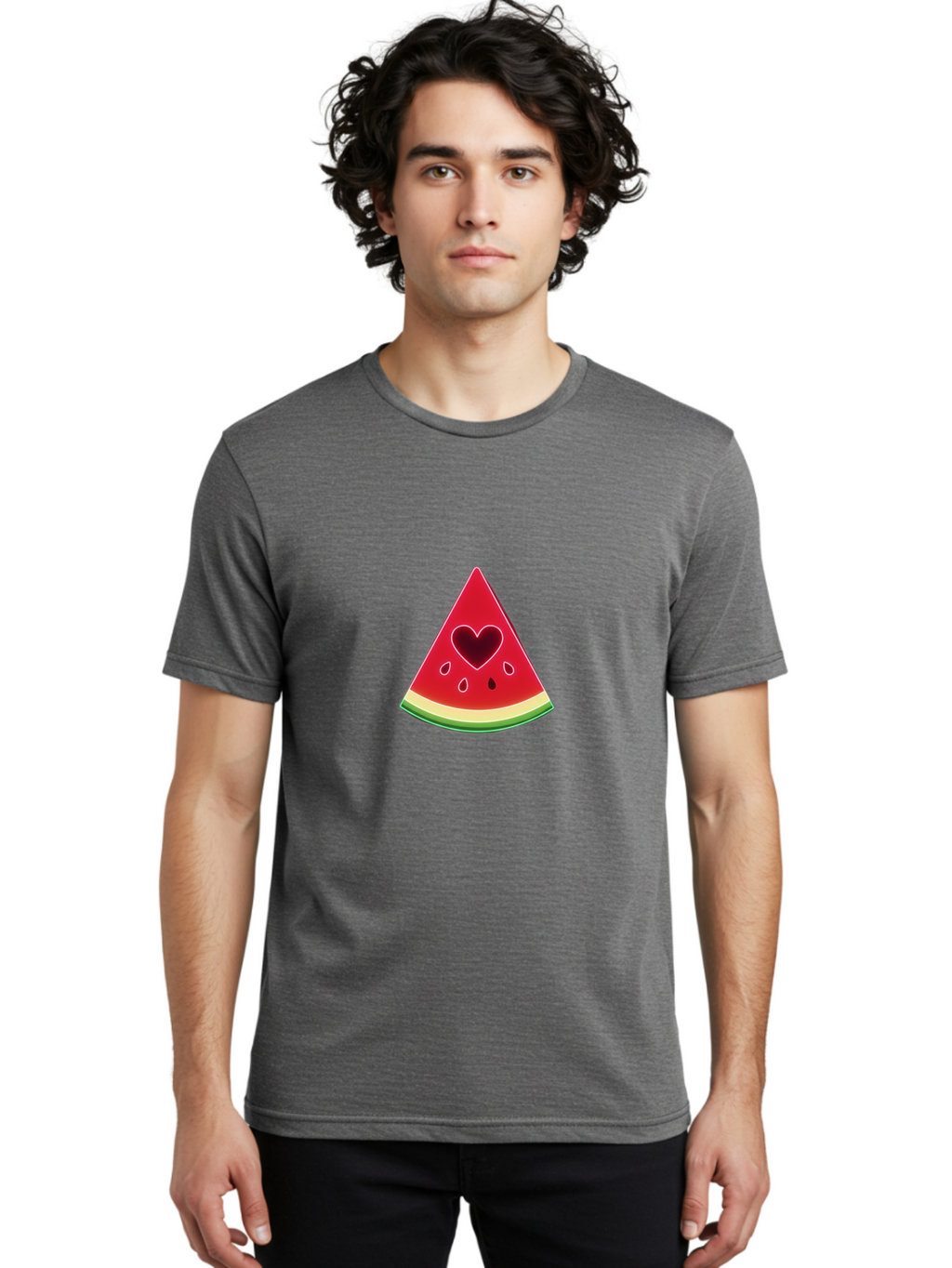 Watermelon-Slice-1 Men'S Graphic Tee, 100% Cotton, Comfortable Casual Summer Wear, Machine Washable, Vintage Camera, Old Camera, Antique Camera, Black Camera, Classic Photography, Photography Equipment, Nostalgic Device, Film Camera, Bal590