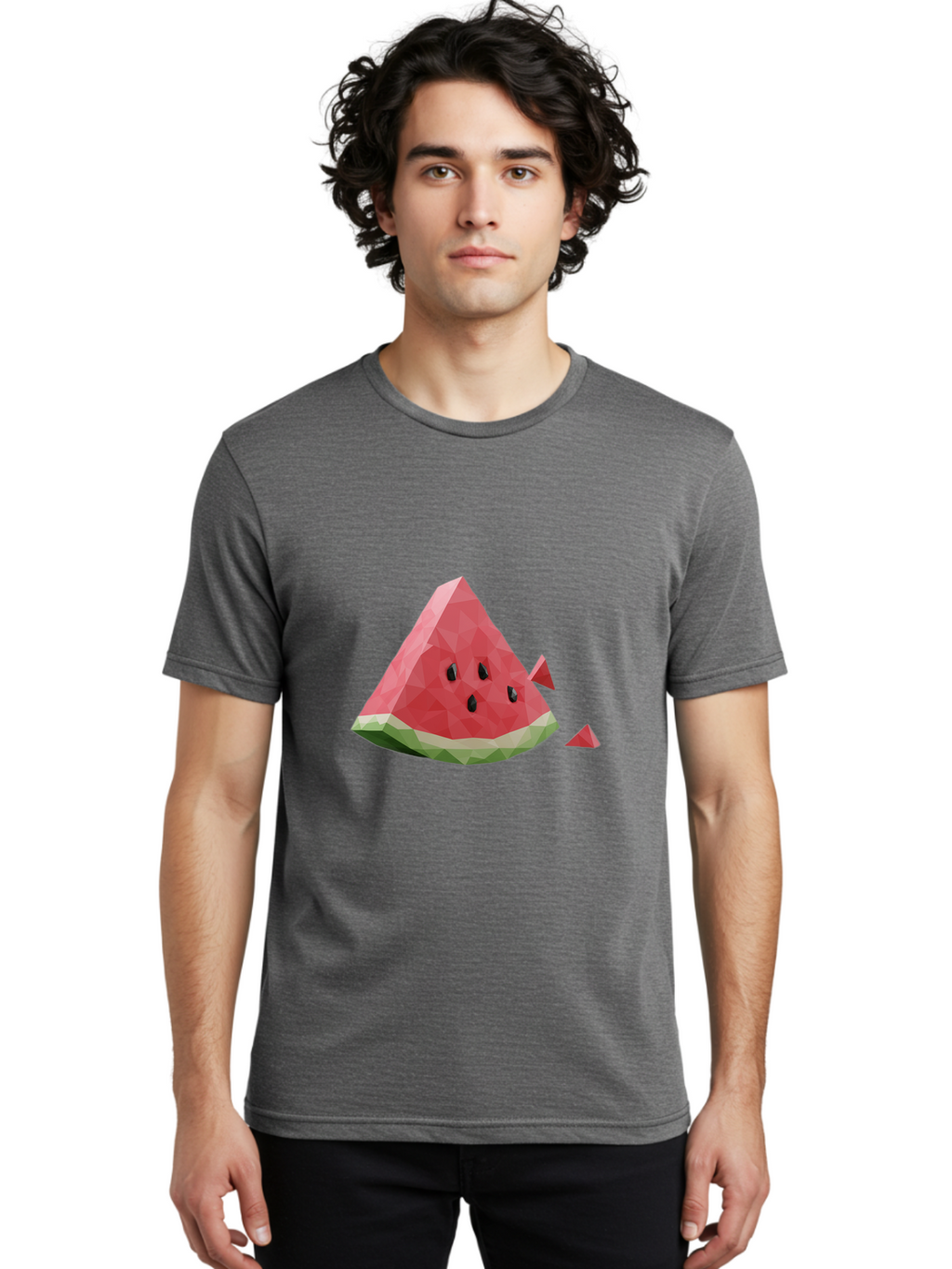 Watermelon-Slice-2 Men'S Graphic Tee, 100% Cotton, Comfortable Casual Summer Wear, Machine Washable, Vintage Camera, Old Camera, Antique Camera, Black Camera, Classic Photography, Photography Equipment, Nostalgic Device, Film Camera, Bal591