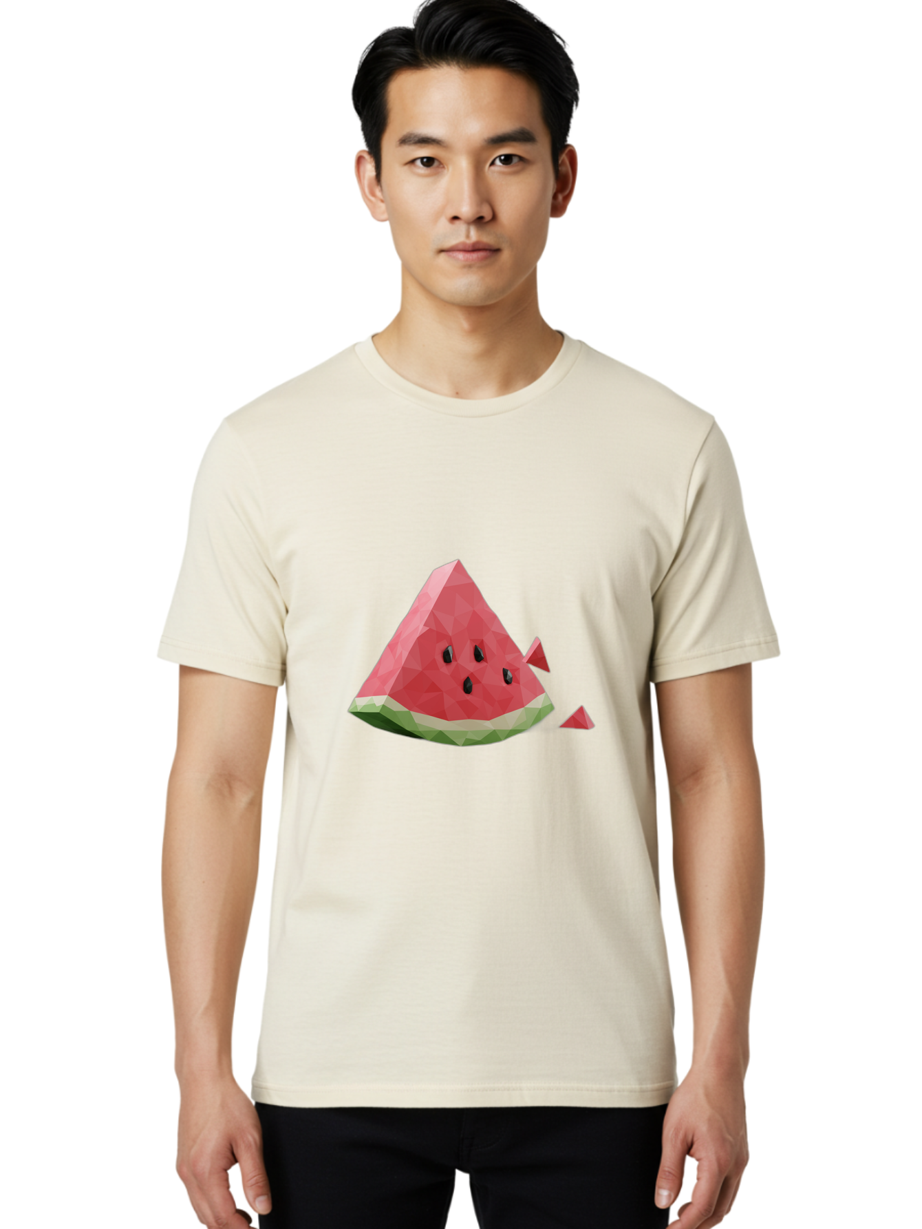 Watermelon-Slice-2 Men'S Graphic Tee, 100% Cotton, Comfortable Casual Summer Wear, Machine Washable, Vintage Camera, Old Camera, Antique Camera, Black Camera, Classic Photography, Photography Equipment, Nostalgic Device, Film Camera, Bal591