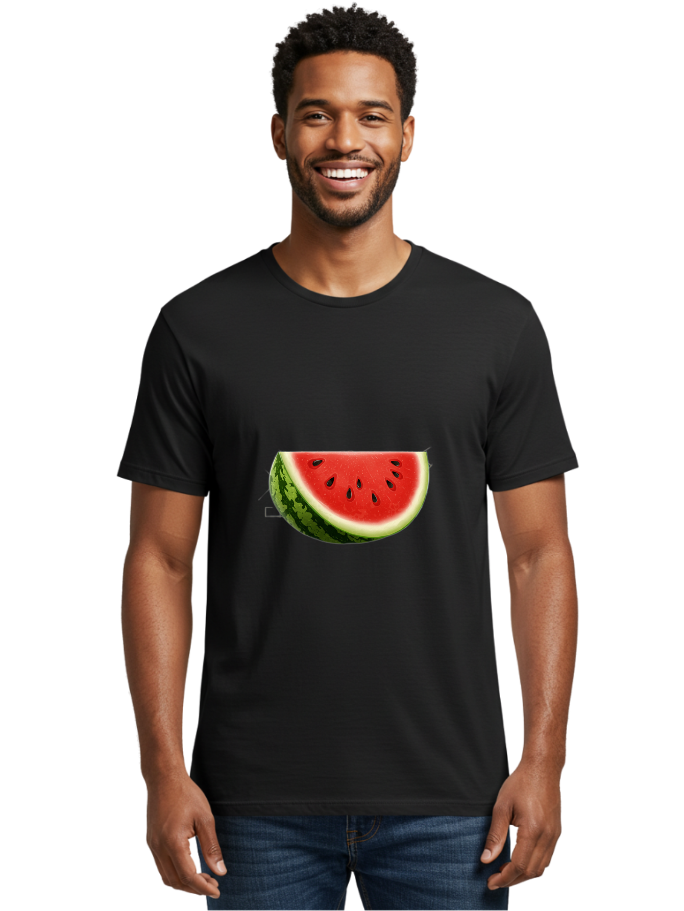 Watermelon-Slice-4 Men'S Graphic Tee, 100% Cotton, Comfortable Casual Summer Wear, Machine Washable, Vintage Camera, Old Camera, Antique Camera, Black Camera, Classic Photography, Photography Equipment, Nostalgic Device, Film Camera, Bal593