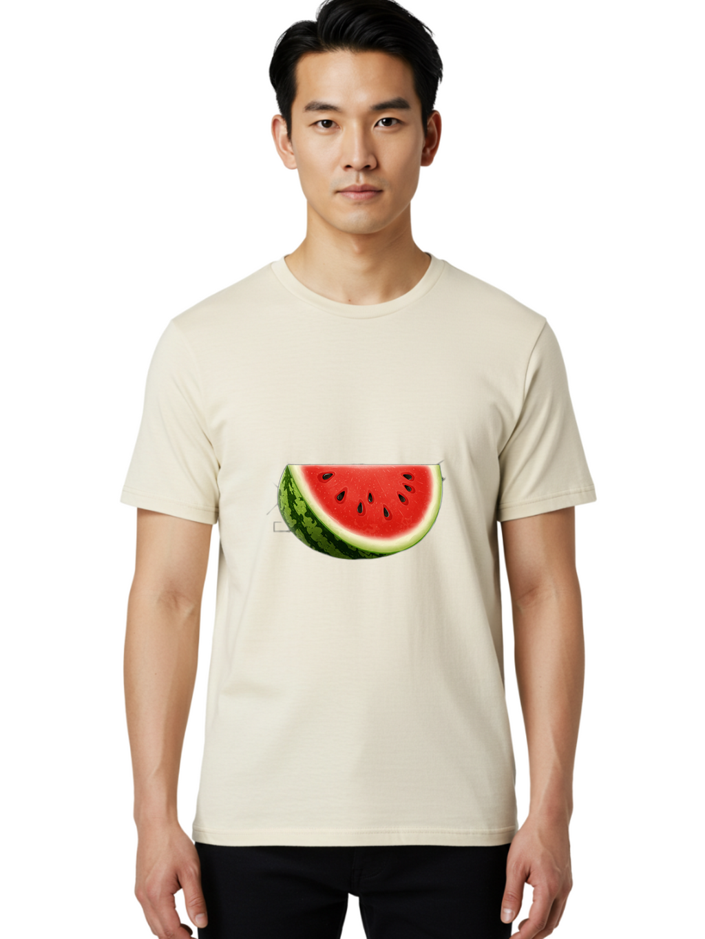 Watermelon-Slice-4 Men'S Graphic Tee, 100% Cotton, Comfortable Casual Summer Wear, Machine Washable, Vintage Camera, Old Camera, Antique Camera, Black Camera, Classic Photography, Photography Equipment, Nostalgic Device, Film Camera, Bal593