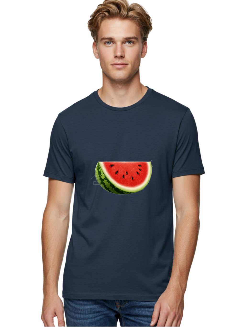 Watermelon-Slice-4 Men'S Graphic Tee, 100% Cotton, Comfortable Casual Summer Wear, Machine Washable, Vintage Camera, Old Camera, Antique Camera, Black Camera, Classic Photography, Photography Equipment, Nostalgic Device, Film Camera, Bal593