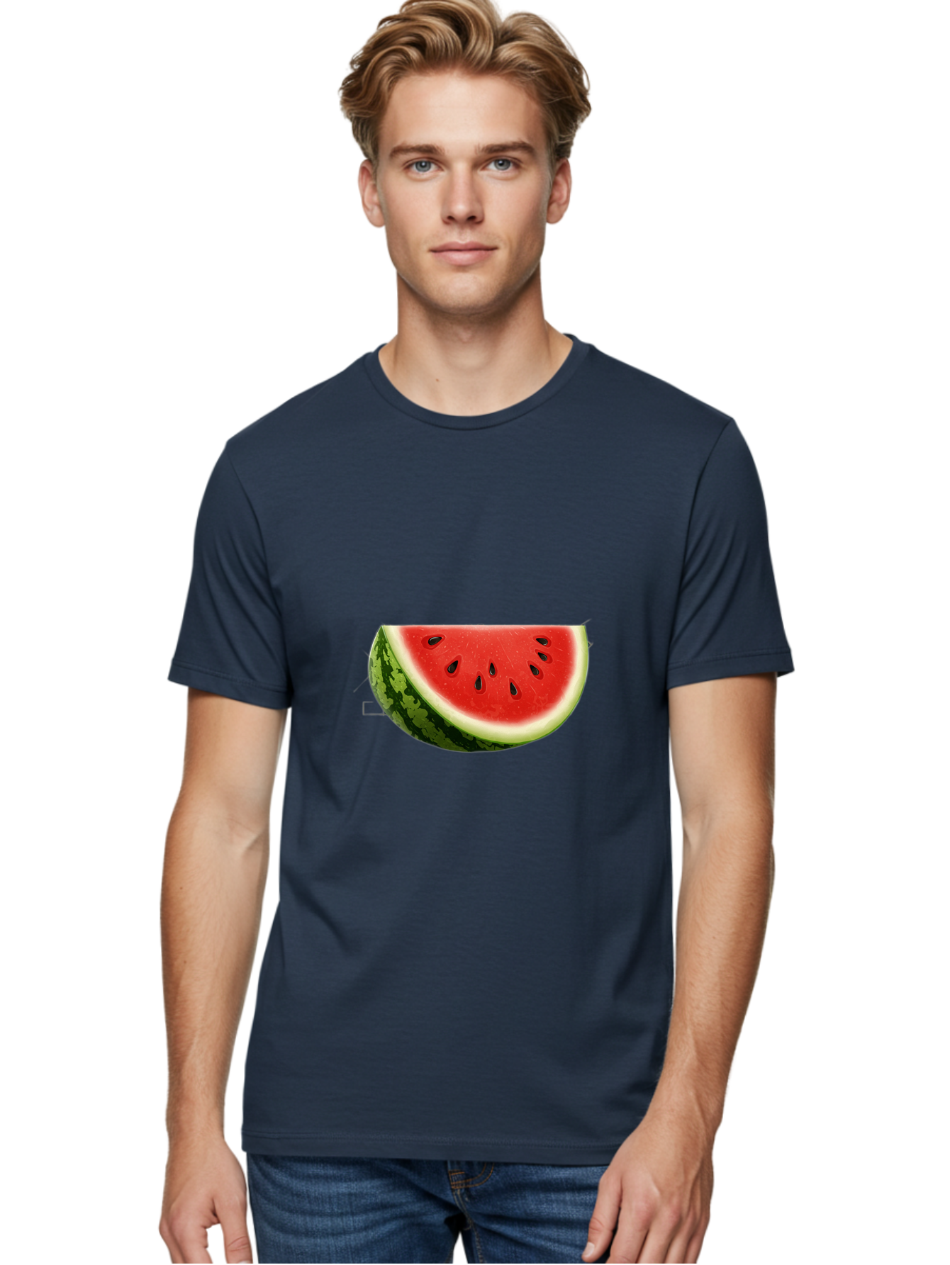 Watermelon-Slice-4 Men'S Graphic Tee, 100% Cotton, Comfortable Casual Summer Wear, Machine Washable, Vintage Camera, Old Camera, Antique Camera, Black Camera, Classic Photography, Photography Equipment, Nostalgic Device, Film Camera, Bal593