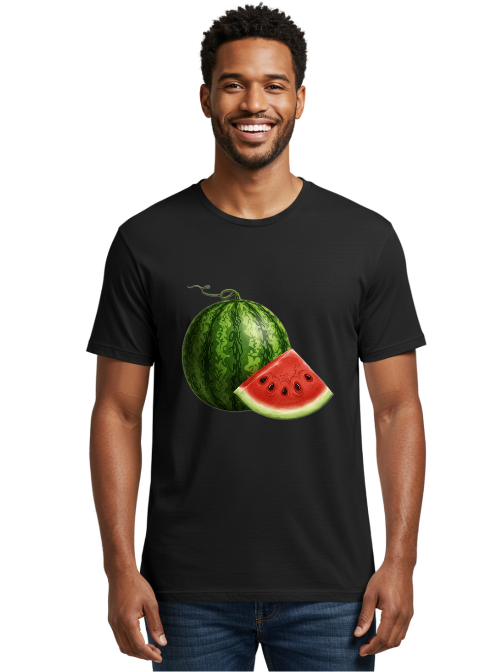Watermelon-Slice-5 Men'S Graphic Tee, 100% Cotton, Comfortable Casual Summer Wear, Machine Washable, Vintage Camera, Old Camera, Antique Camera, Black Camera, Classic Photography, Photography Equipment, Nostalgic Device, Film Camera, Bal594