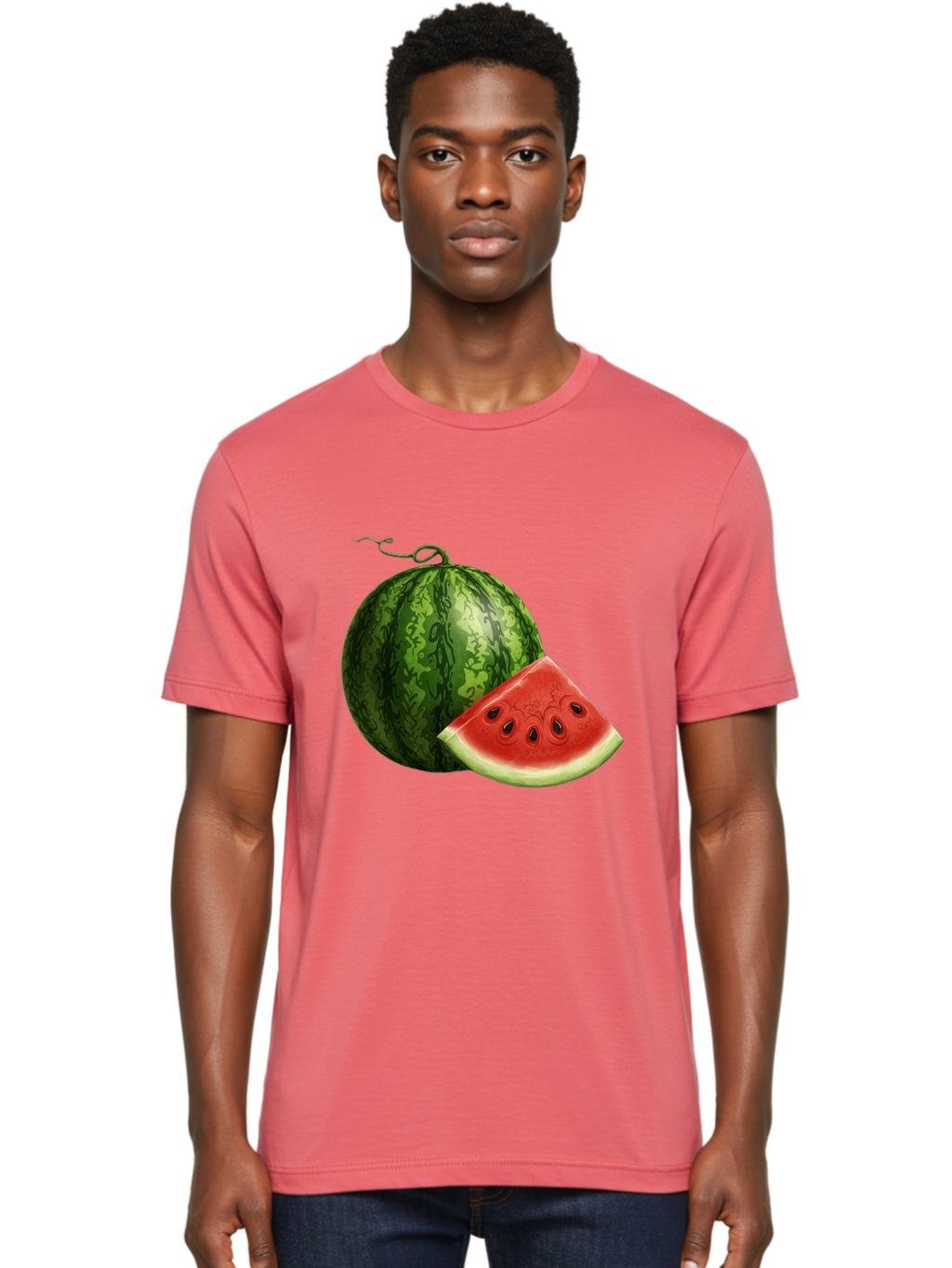 Watermelon-Slice-5 Men'S Graphic Tee, 100% Cotton, Comfortable Casual Summer Wear, Machine Washable, Vintage Camera, Old Camera, Antique Camera, Black Camera, Classic Photography, Photography Equipment, Nostalgic Device, Film Camera, Bal594
