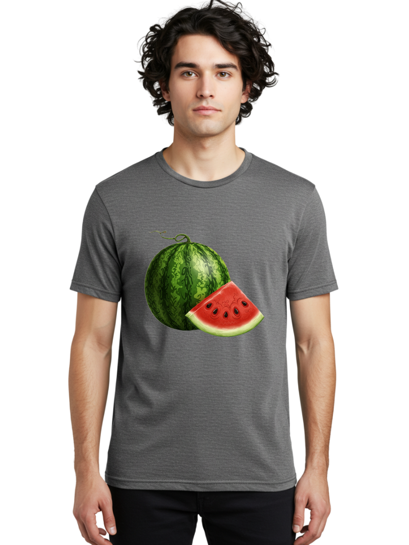 Watermelon-Slice-5 Men'S Graphic Tee, 100% Cotton, Comfortable Casual Summer Wear, Machine Washable, Vintage Camera, Old Camera, Antique Camera, Black Camera, Classic Photography, Photography Equipment, Nostalgic Device, Film Camera, Bal594