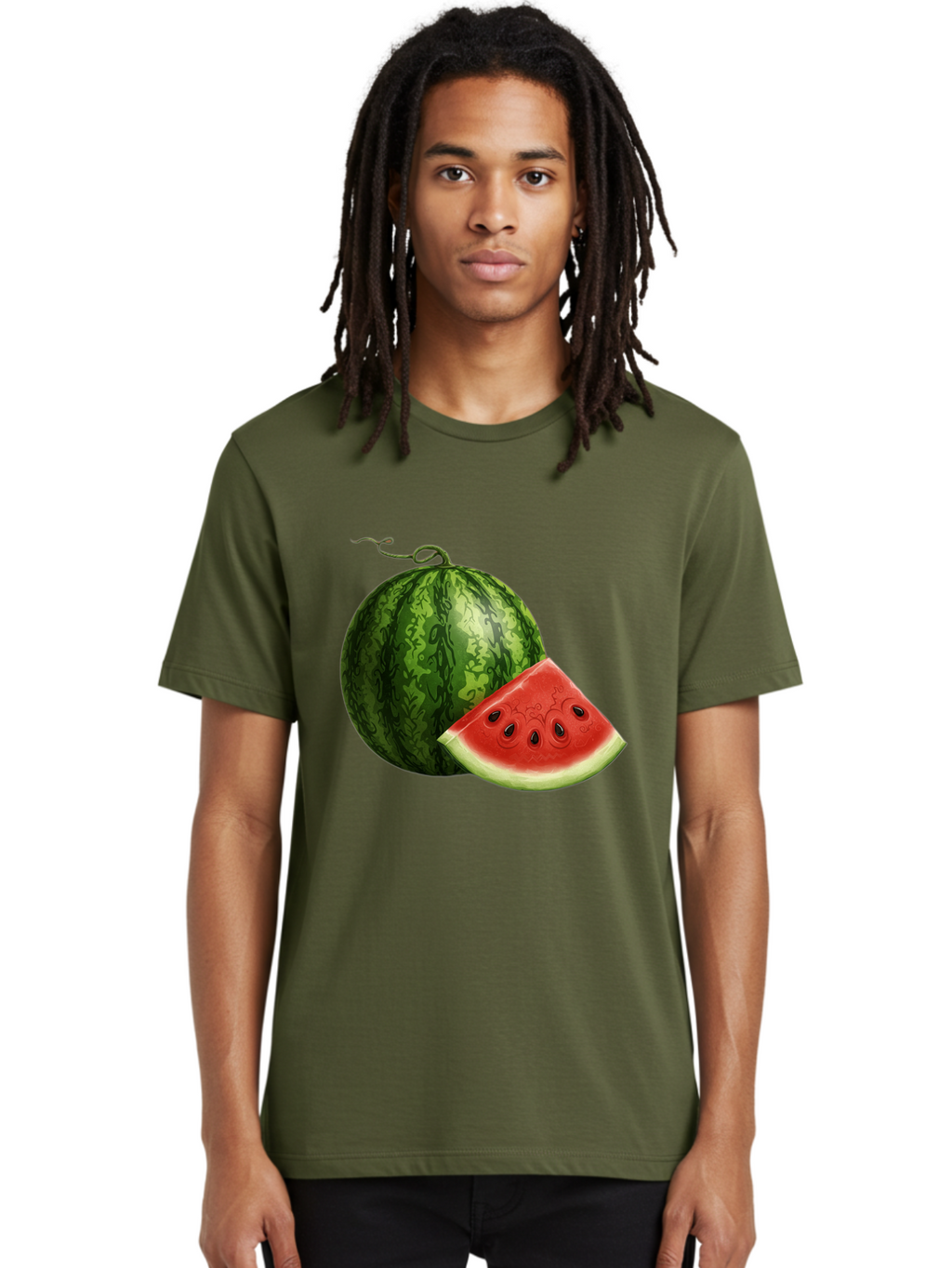 Watermelon-Slice-5 Men'S Graphic Tee, 100% Cotton, Comfortable Casual Summer Wear, Machine Washable, Vintage Camera, Old Camera, Antique Camera, Black Camera, Classic Photography, Photography Equipment, Nostalgic Device, Film Camera, Bal594