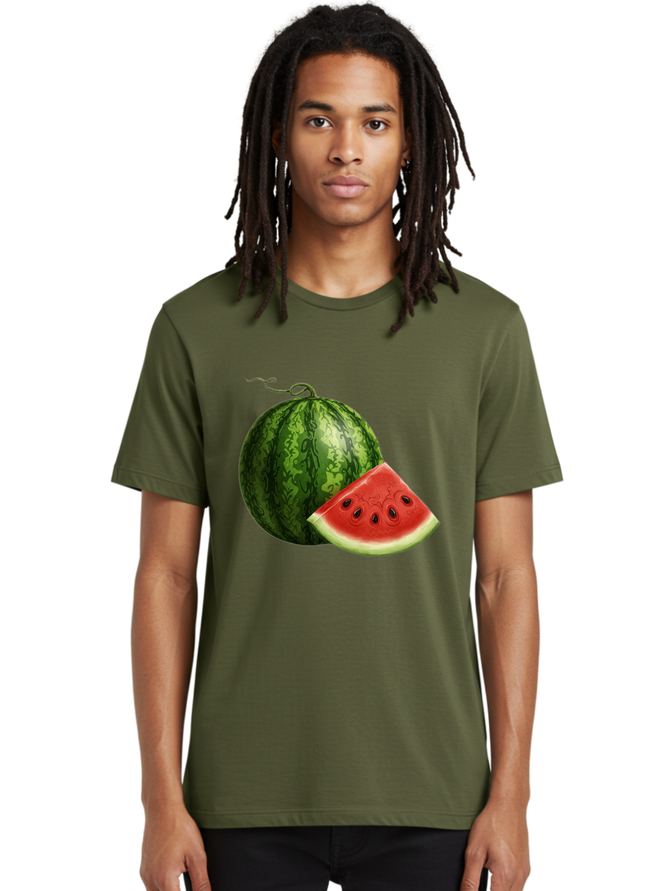 Watermelon-Slice-5 Men'S Graphic Tee, 100% Cotton, Comfortable Casual Summer Wear, Machine Washable, Vintage Camera, Old Camera, Antique Camera, Black Camera, Classic Photography, Photography Equipment, Nostalgic Device, Film Camera, Bal594