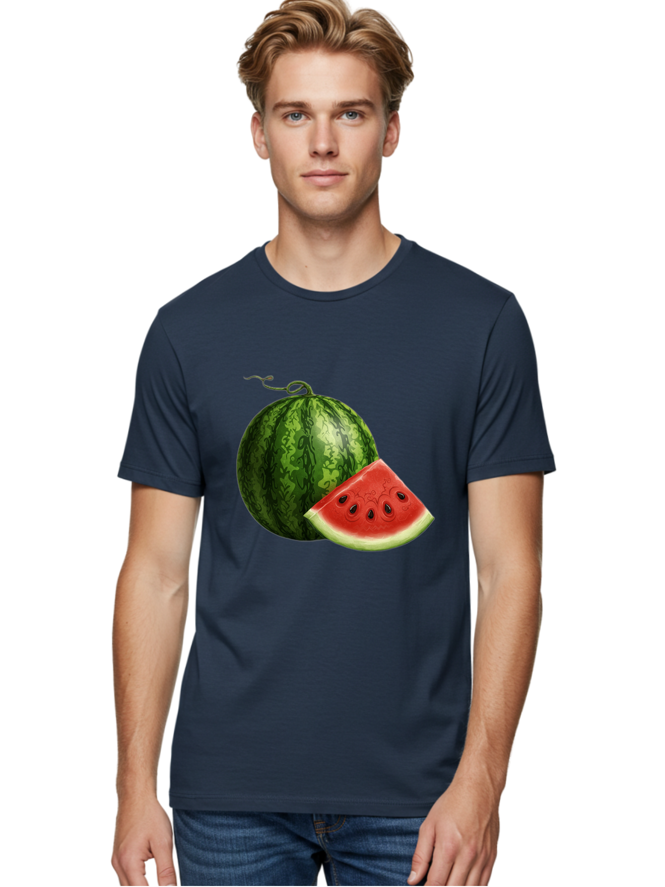 Watermelon-Slice-5 Men'S Graphic Tee, 100% Cotton, Comfortable Casual Summer Wear, Machine Washable, Vintage Camera, Old Camera, Antique Camera, Black Camera, Classic Photography, Photography Equipment, Nostalgic Device, Film Camera, Bal594