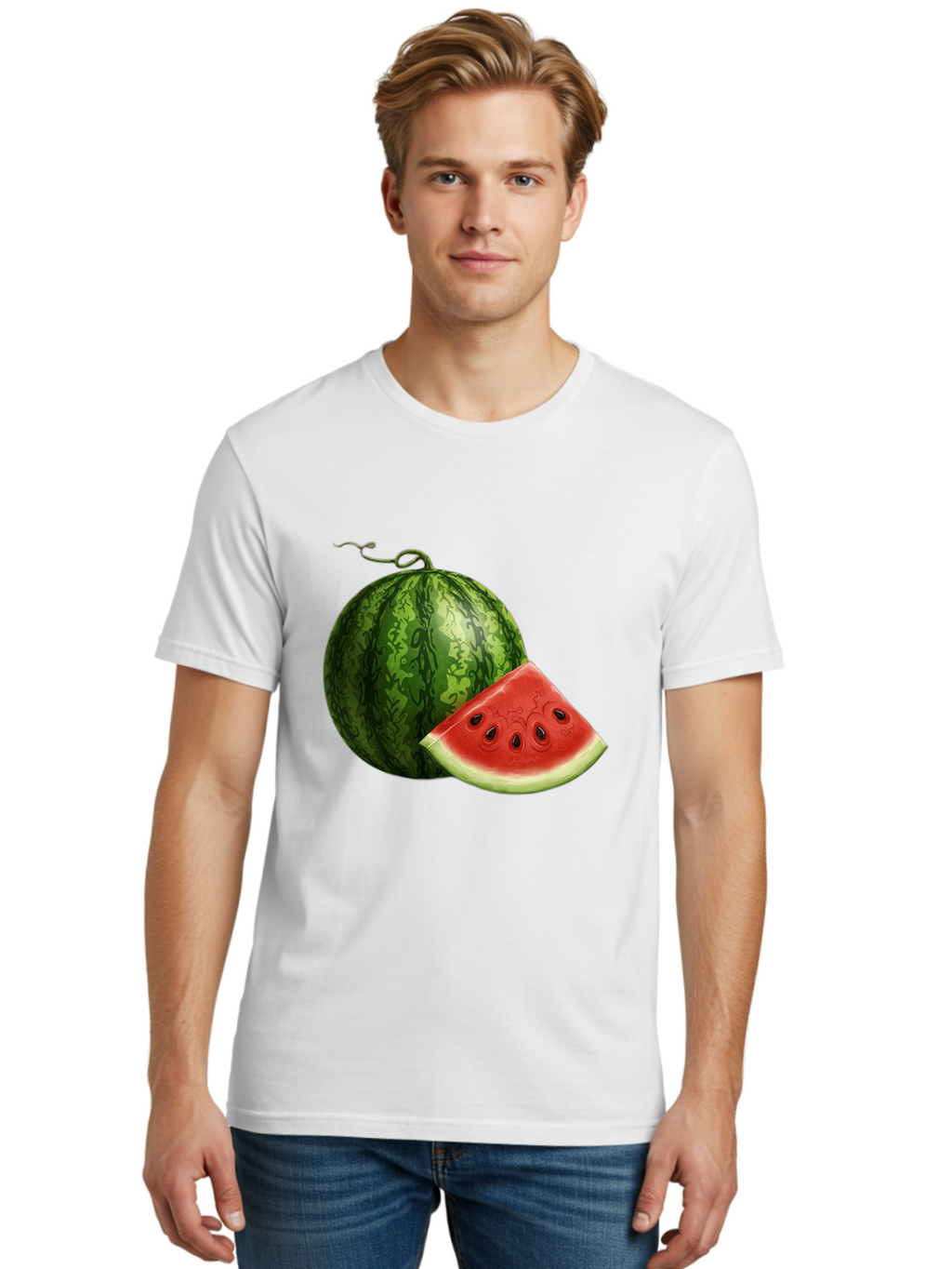 Watermelon-Slice-5 Men'S Graphic Tee, 100% Cotton, Comfortable Casual Summer Wear, Machine Washable, Vintage Camera, Old Camera, Antique Camera, Black Camera, Classic Photography, Photography Equipment, Nostalgic Device, Film Camera, Bal594