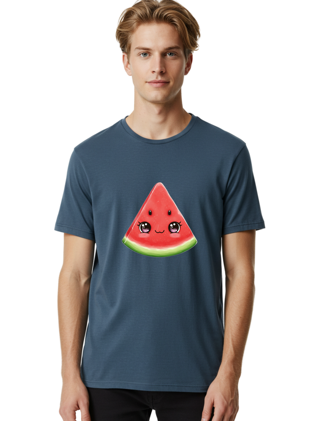 Watermelon-Slice-6 Men'S Graphic Tee, 100% Cotton, Comfortable Casual Summer Wear, Machine Washable, Vintage Camera, Old Camera, Antique Camera, Black Camera, Classic Photography, Photography Equipment, Nostalgic Device, Film Camera, Bal595