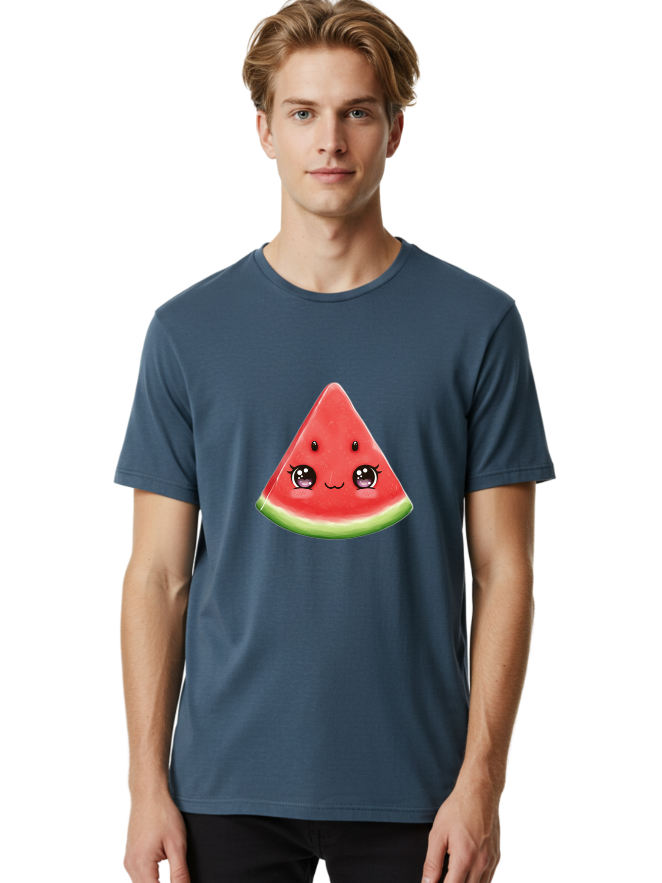 Watermelon-Slice-6 Men'S Graphic Tee, 100% Cotton, Comfortable Casual Summer Wear, Machine Washable, Vintage Camera, Old Camera, Antique Camera, Black Camera, Classic Photography, Photography Equipment, Nostalgic Device, Film Camera, Bal595