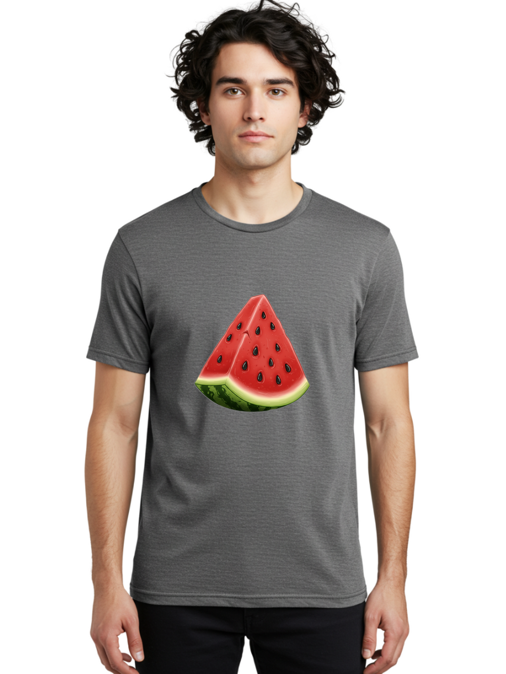 Watermelon-Slice-7 Men'S Graphic Tee, 100% Cotton, Comfortable Casual Summer Wear, Machine Washable, Vintage Camera, Old Camera, Antique Camera, Black Camera, Classic Photography, Photography Equipment, Nostalgic Device, Film Camera, Bal596