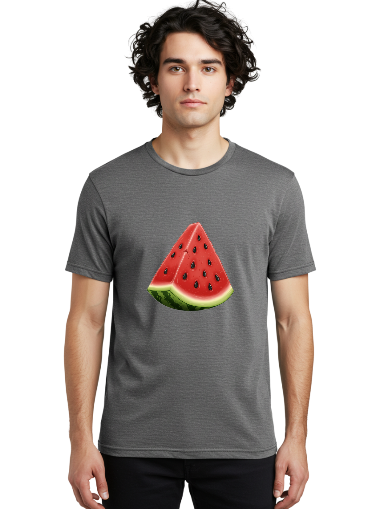 Watermelon-Slice-7 Men'S Graphic Tee, 100% Cotton, Comfortable Casual Summer Wear, Machine Washable, Vintage Camera, Old Camera, Antique Camera, Black Camera, Classic Photography, Photography Equipment, Nostalgic Device, Film Camera, Bal596