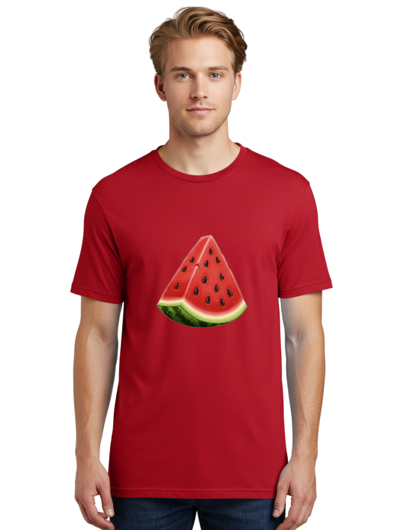 Watermelon-Slice-7 Men'S Graphic Tee, 100% Cotton, Comfortable Casual Summer Wear, Machine Washable, Vintage Camera, Old Camera, Antique Camera, Black Camera, Classic Photography, Photography Equipment, Nostalgic Device, Film Camera, Bal596