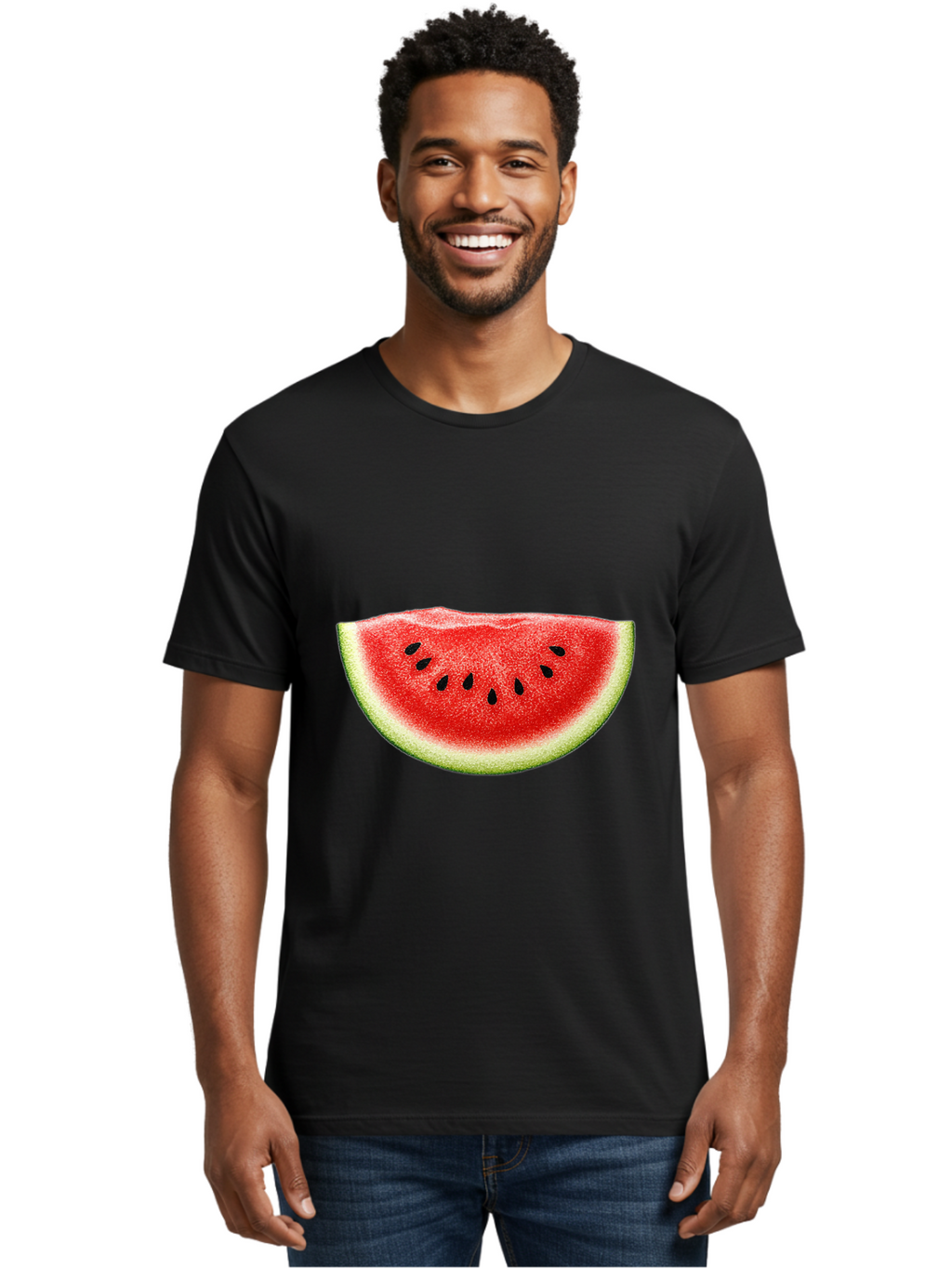 Watermelon-Slice-8 Men'S Graphic Tee, 100% Cotton, Comfortable Casual Summer Wear, Machine Washable, Vintage Camera, Old Camera, Antique Camera, Black Camera, Classic Photography, Photography Equipment, Nostalgic Device, Film Camera, Bal597