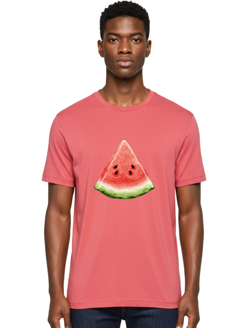 Watermelon-Slice Men'S Graphic Tee, 100% Cotton, Comfortable Casual Summer Wear, Machine Washable, Vintage Camera, Old Camera, Antique Camera, Black Camera, Classic Photography, Photography Equipment, Nostalgic Device, Film Camera, Camera Art Bal598