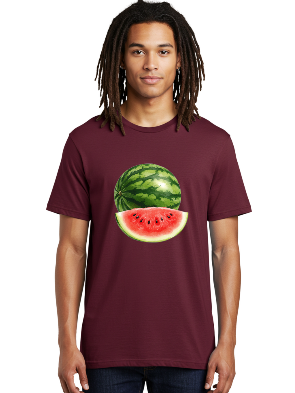 Watermelon Men'S Graphic Tee, 100% Cotton, Comfortable Casual Summer Wear, Machine Washable, Vintage Camera, Old Camera, Antique Camera, Black Camera, Classic Photography, Photography Equipment, Nostalgic Device, Film Camera, Camera Art Bal599