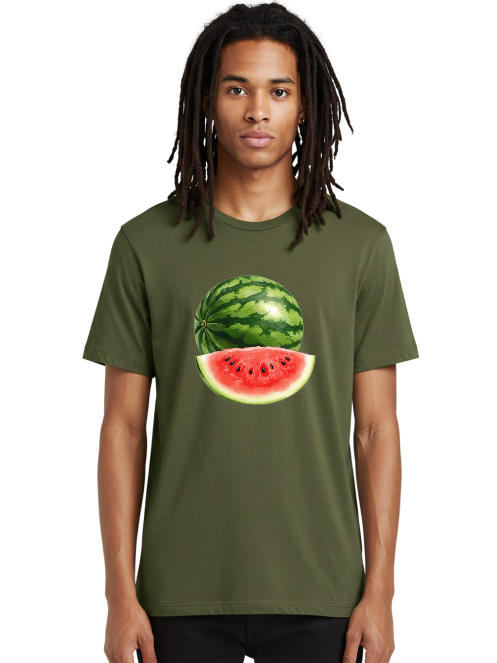 Watermelon Men'S Graphic Tee, 100% Cotton, Comfortable Casual Summer Wear, Machine Washable, Vintage Camera, Old Camera, Antique Camera, Black Camera, Classic Photography, Photography Equipment, Nostalgic Device, Film Camera, Camera Art Bal599