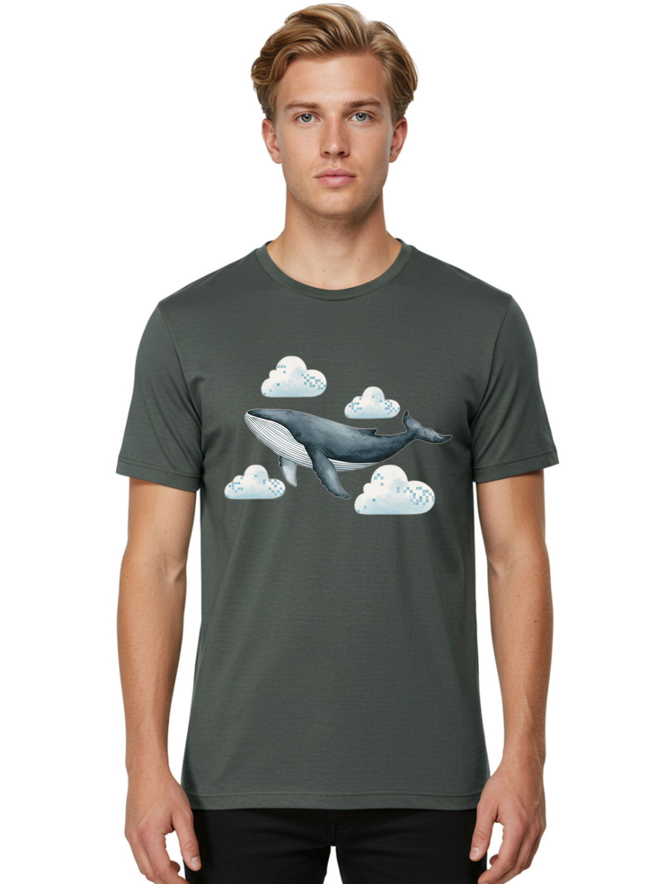 Whale-In-The-Clouds Men'S Graphic Tee, 100% Cotton, Comfortable Casual Summer Wear, Machine Washable, Vintage Camera, Old Camera, Antique Camera, Black Camera, Classic Photography, Photography Equipment, Nostalgic Device, Film Camera, Bal602