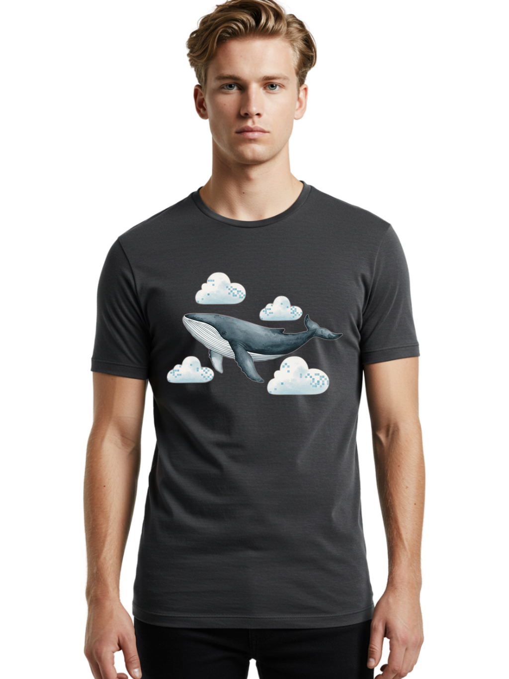 Whale-In-The-Clouds Men'S Graphic Tee, 100% Cotton, Comfortable Casual Summer Wear, Machine Washable, Vintage Camera, Old Camera, Antique Camera, Black Camera, Classic Photography, Photography Equipment, Nostalgic Device, Film Camera, Bal602