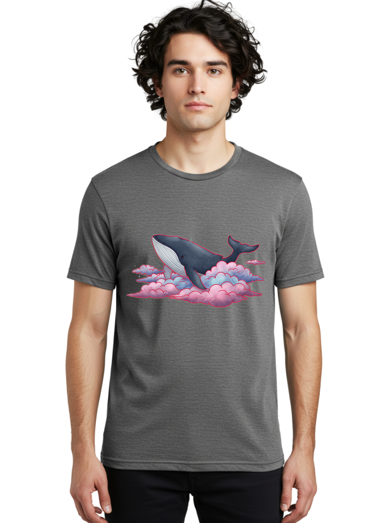 Whale-On-Clouds Men'S Graphic Tee, 100% Cotton, Comfortable Casual Summer Wear, Machine Washable, Vintage Camera, Old Camera, Antique Camera, Black Camera, Classic Photography, Photography Equipment, Nostalgic Device, Film Camera, Camera Art Bal603
