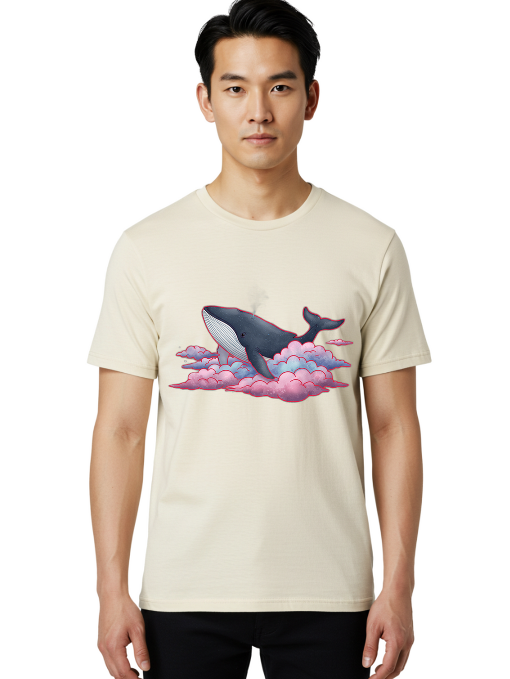 Whale-On-Clouds Men'S Graphic Tee, 100% Cotton, Comfortable Casual Summer Wear, Machine Washable, Vintage Camera, Old Camera, Antique Camera, Black Camera, Classic Photography, Photography Equipment, Nostalgic Device, Film Camera, Camera Art Bal603