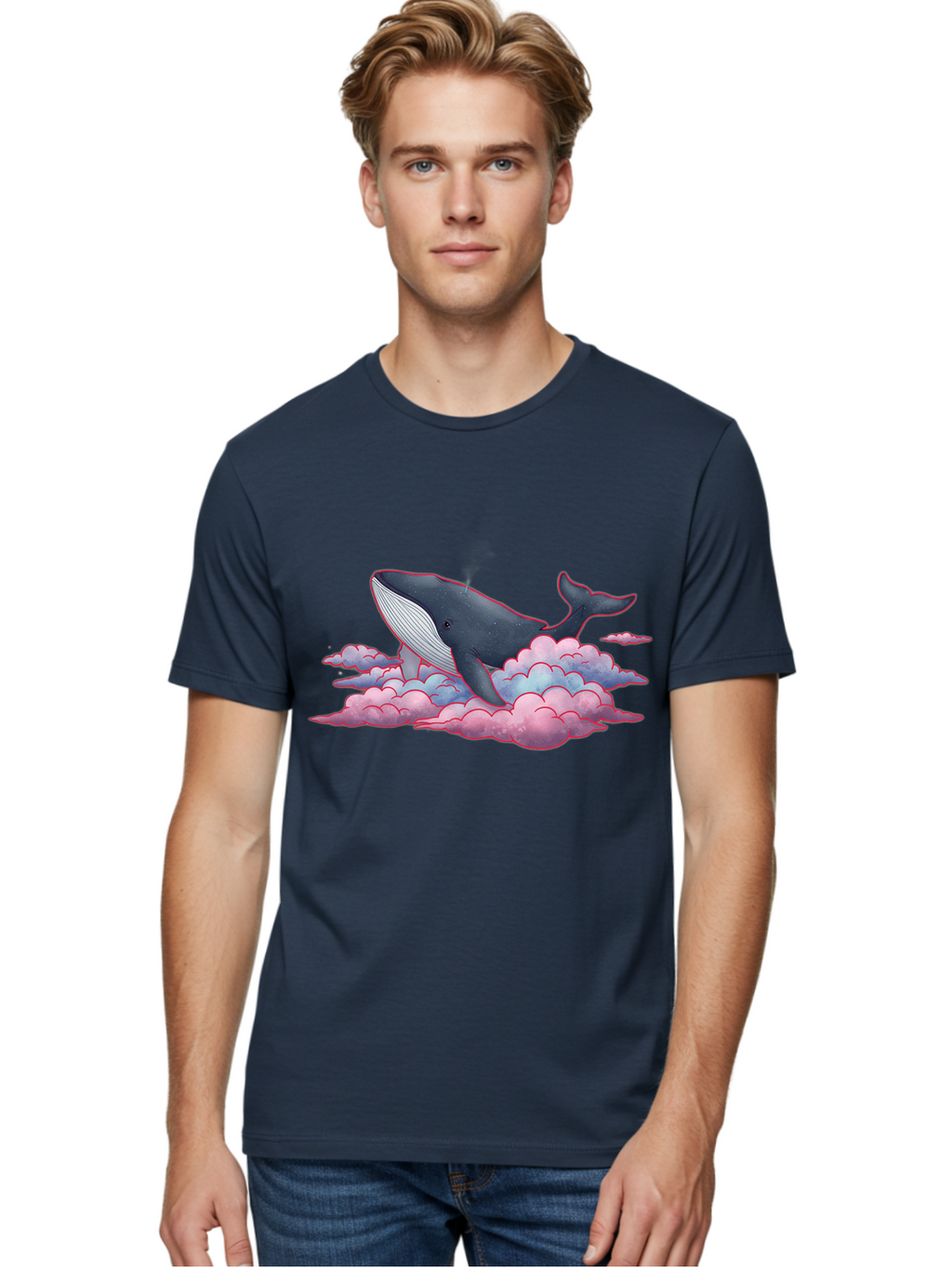 Whale-On-Clouds Men'S Graphic Tee, 100% Cotton, Comfortable Casual Summer Wear, Machine Washable, Vintage Camera, Old Camera, Antique Camera, Black Camera, Classic Photography, Photography Equipment, Nostalgic Device, Film Camera, Camera Art Bal603