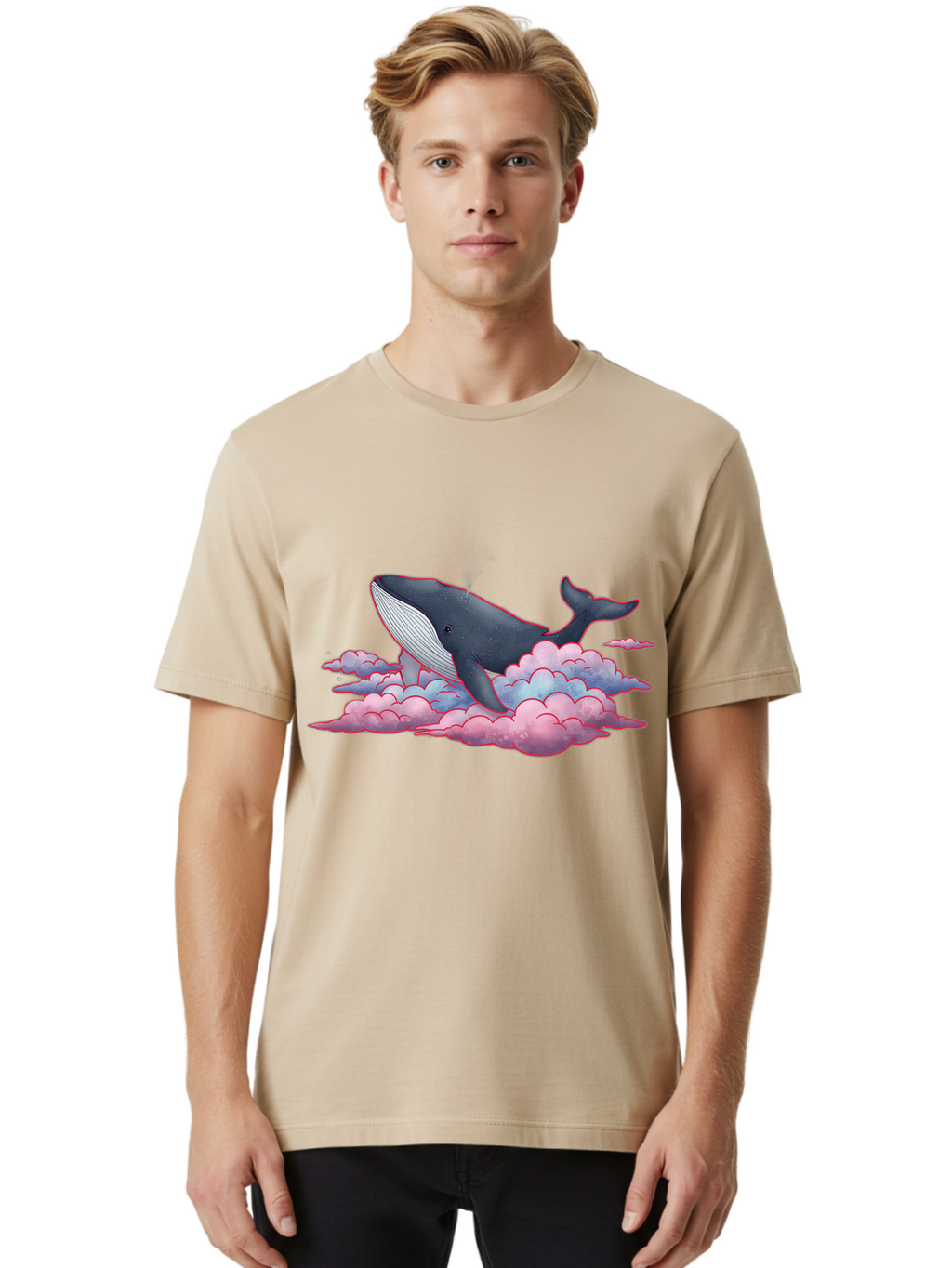 Whale-On-Clouds Men'S Graphic Tee, 100% Cotton, Comfortable Casual Summer Wear, Machine Washable, Vintage Camera, Old Camera, Antique Camera, Black Camera, Classic Photography, Photography Equipment, Nostalgic Device, Film Camera, Camera Art Bal603