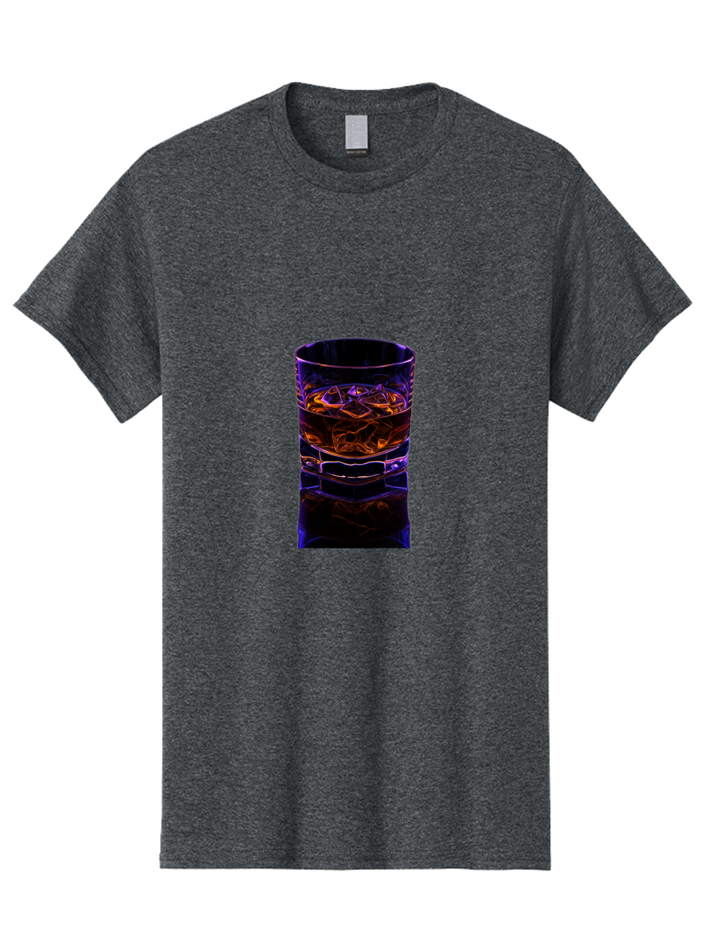 Whiskey-Glass-1 Men'S Graphic Tee, 100% Cotton, Comfortable Casual Summer Wear, Machine Washable, Vintage Camera, Old Camera, Antique Camera, Black Camera, Classic Photography, Photography Equipment, Nostalgic Device, Film Camera, Camera Art Bal604