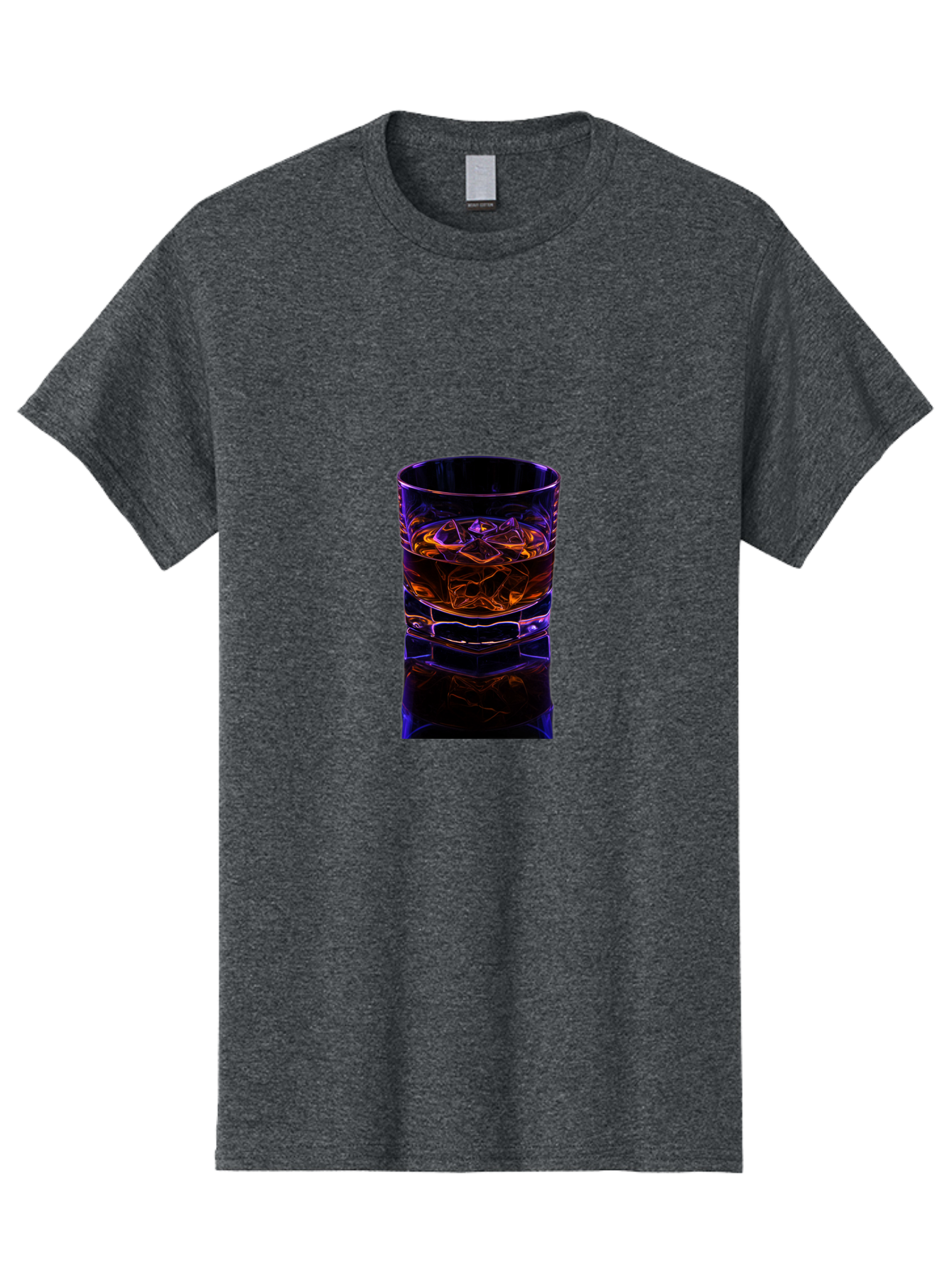 Whiskey-Glass-1 Men'S Graphic Tee, 100% Cotton, Comfortable Casual Summer Wear, Machine Washable, Vintage Camera, Old Camera, Antique Camera, Black Camera, Classic Photography, Photography Equipment, Nostalgic Device, Film Camera, Camera Art Bal604