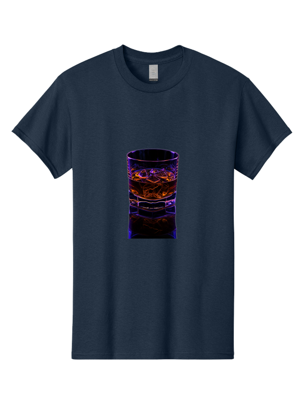 Whiskey-Glass-1 Men'S Graphic Tee, 100% Cotton, Comfortable Casual Summer Wear, Machine Washable, Vintage Camera, Old Camera, Antique Camera, Black Camera, Classic Photography, Photography Equipment, Nostalgic Device, Film Camera, Camera Art Bal604