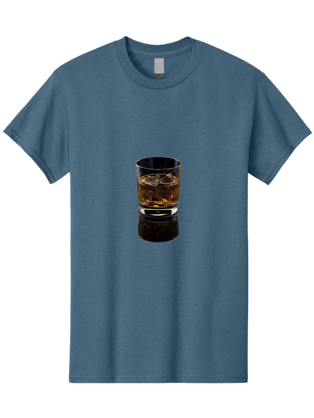 Whiskey-Glass-2 Men'S Graphic Tee, 100% Cotton, Comfortable Casual Summer Wear, Machine Washable, Vintage Camera, Old Camera, Antique Camera, Black Camera, Classic Photography, Photography Equipment, Nostalgic Device, Film Camera, Camera Art Bal605
