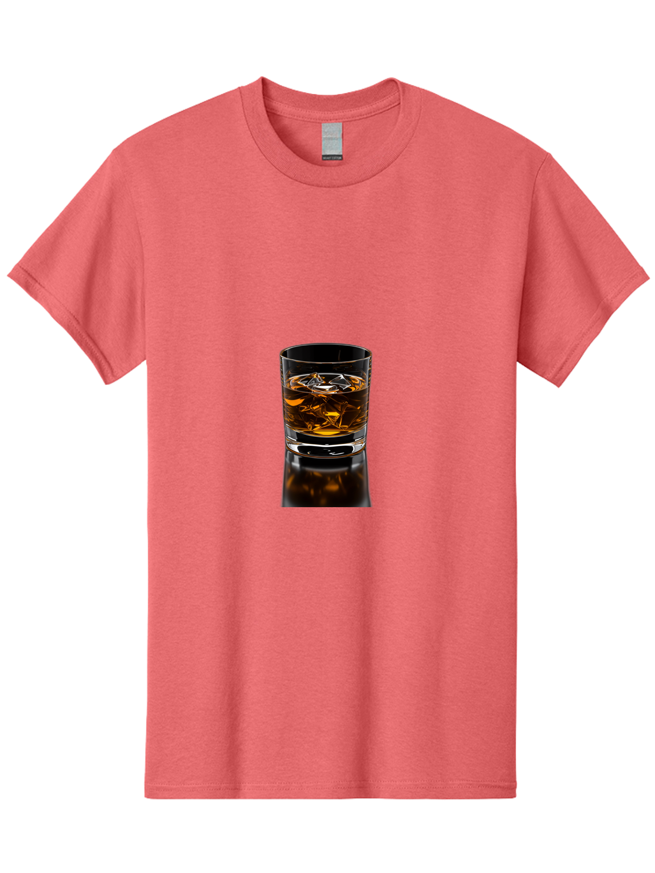 Whiskey-Glass Men'S Graphic Tee, 100% Cotton, Comfortable Casual Summer Wear, Machine Washable, Vintage Camera, Old Camera, Antique Camera, Black Camera, Classic Photography, Photography Equipment, Nostalgic Device, Film Camera, Camera Art Bal606