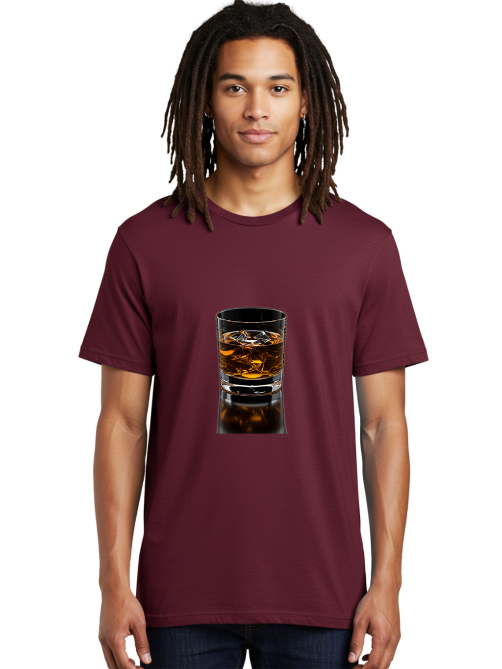 Whiskey-Glass Men'S Graphic Tee, 100% Cotton, Comfortable Casual Summer Wear, Machine Washable, Vintage Camera, Old Camera, Antique Camera, Black Camera, Classic Photography, Photography Equipment, Nostalgic Device, Film Camera, Camera Art Bal606