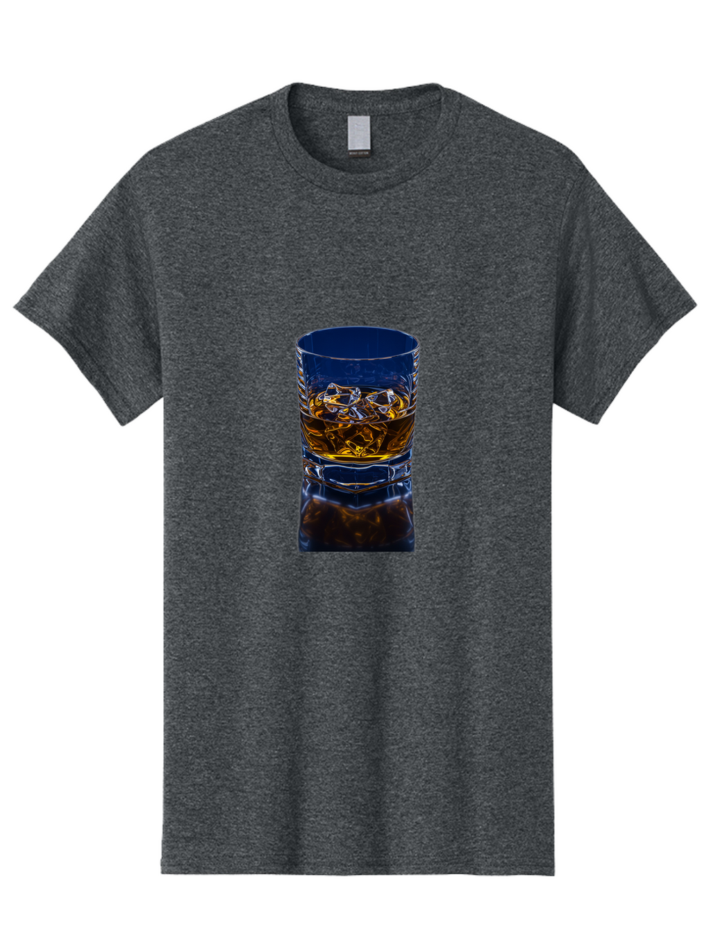 Whiskey-On-The-Rocks-1 Men'S Graphic Tee, 100% Cotton, Comfortable Casual Summer Wear, Machine Washable, Vintage Camera, Old Camera, Antique Camera, Black Camera, Classic Photography, Photography Equipment, Nostalgic Device, Film Camera, Bal607