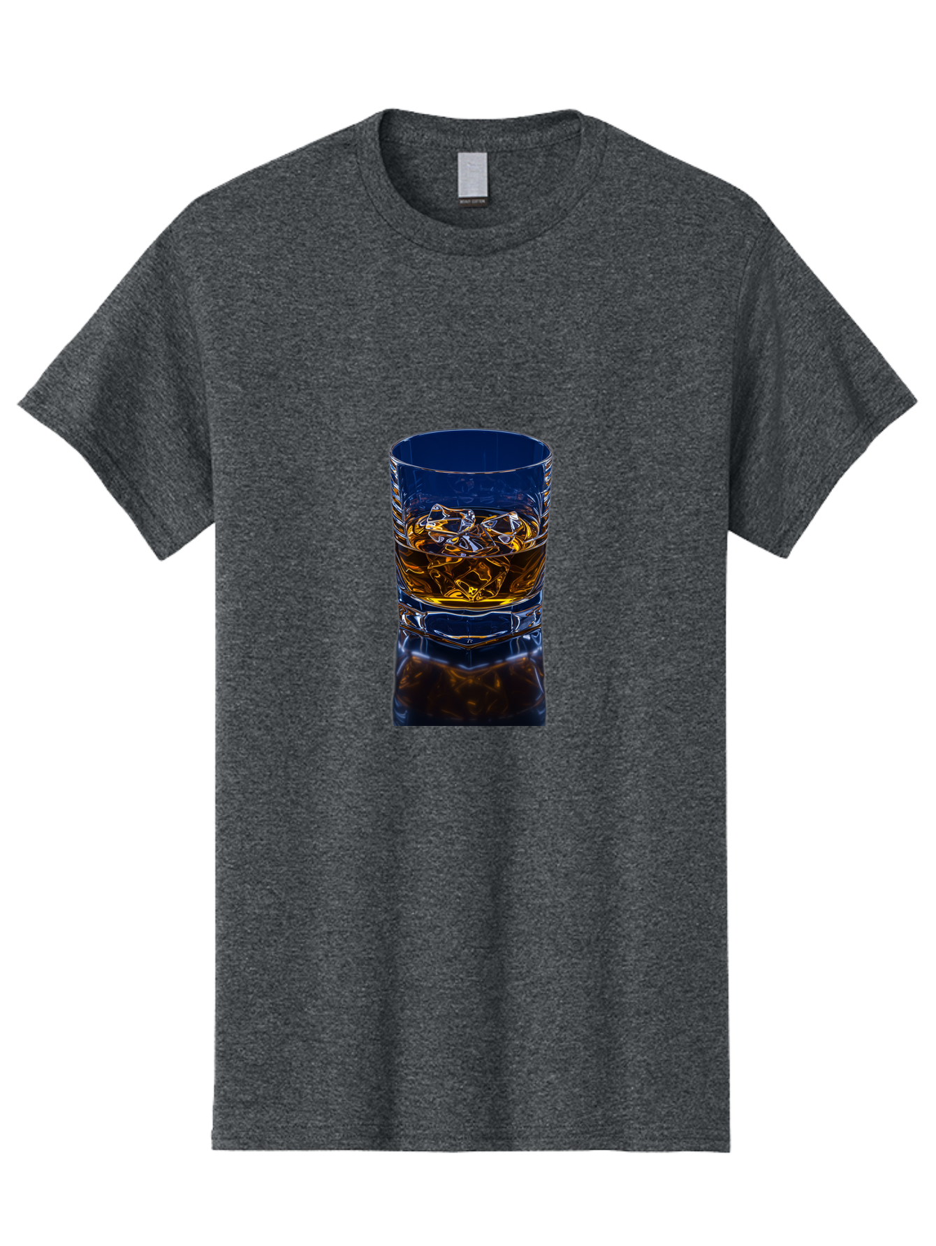 Whiskey-On-The-Rocks-1 Men'S Graphic Tee, 100% Cotton, Comfortable Casual Summer Wear, Machine Washable, Vintage Camera, Old Camera, Antique Camera, Black Camera, Classic Photography, Photography Equipment, Nostalgic Device, Film Camera, Bal607