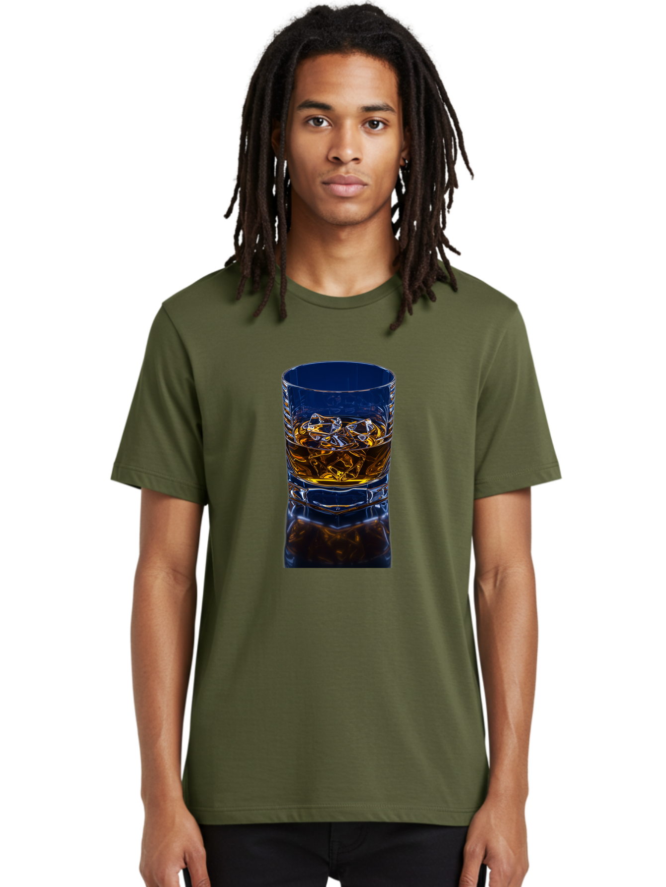 Whiskey-On-The-Rocks-1 Men'S Graphic Tee, 100% Cotton, Comfortable Casual Summer Wear, Machine Washable, Vintage Camera, Old Camera, Antique Camera, Black Camera, Classic Photography, Photography Equipment, Nostalgic Device, Film Camera, Bal607